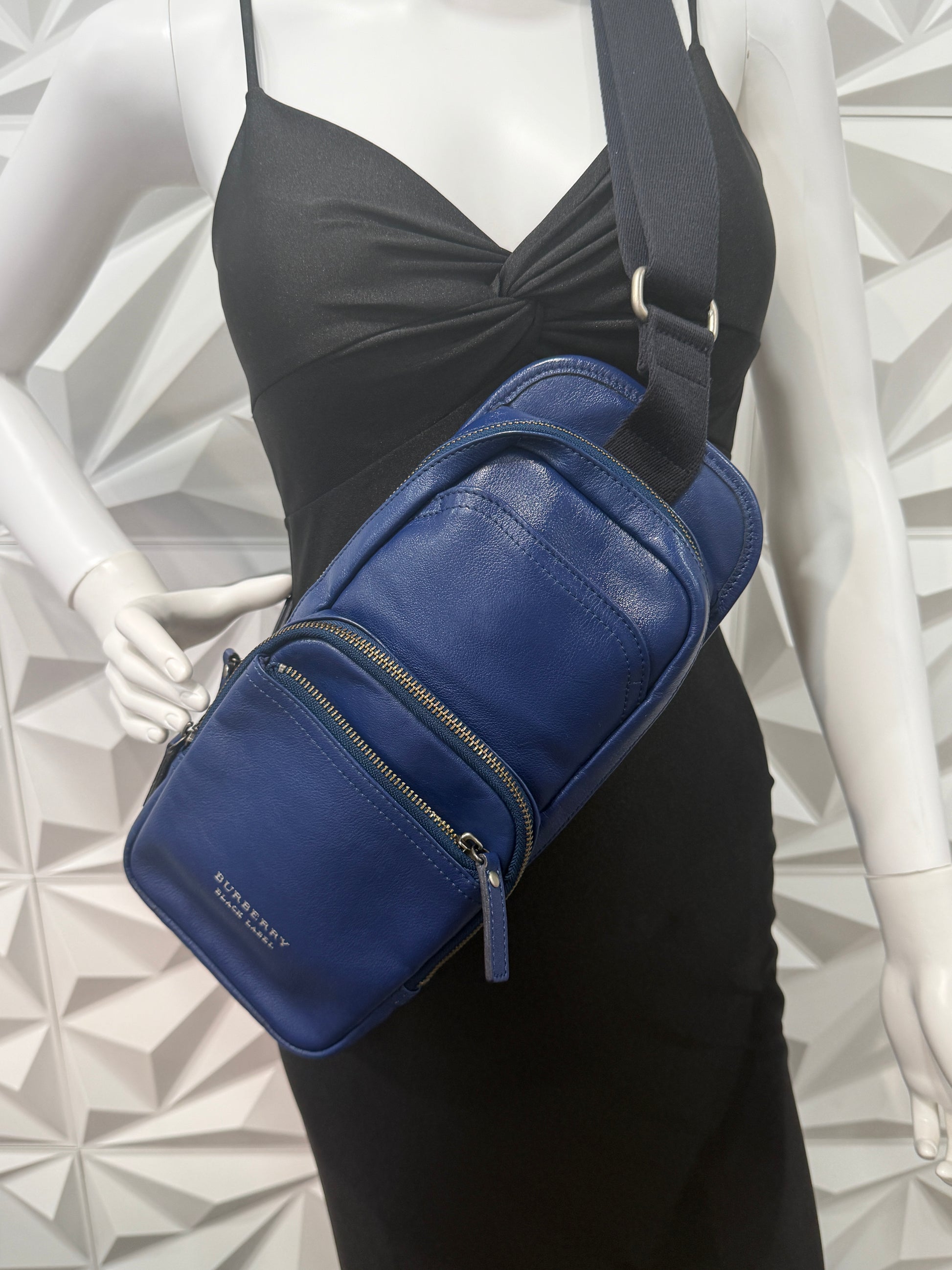 Burberry Blue Crossbody Bag Blue Label