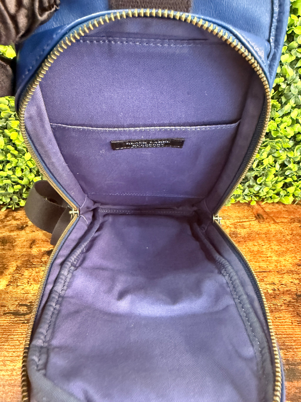 Burberry Blue Crossbody Bag Blue Label
