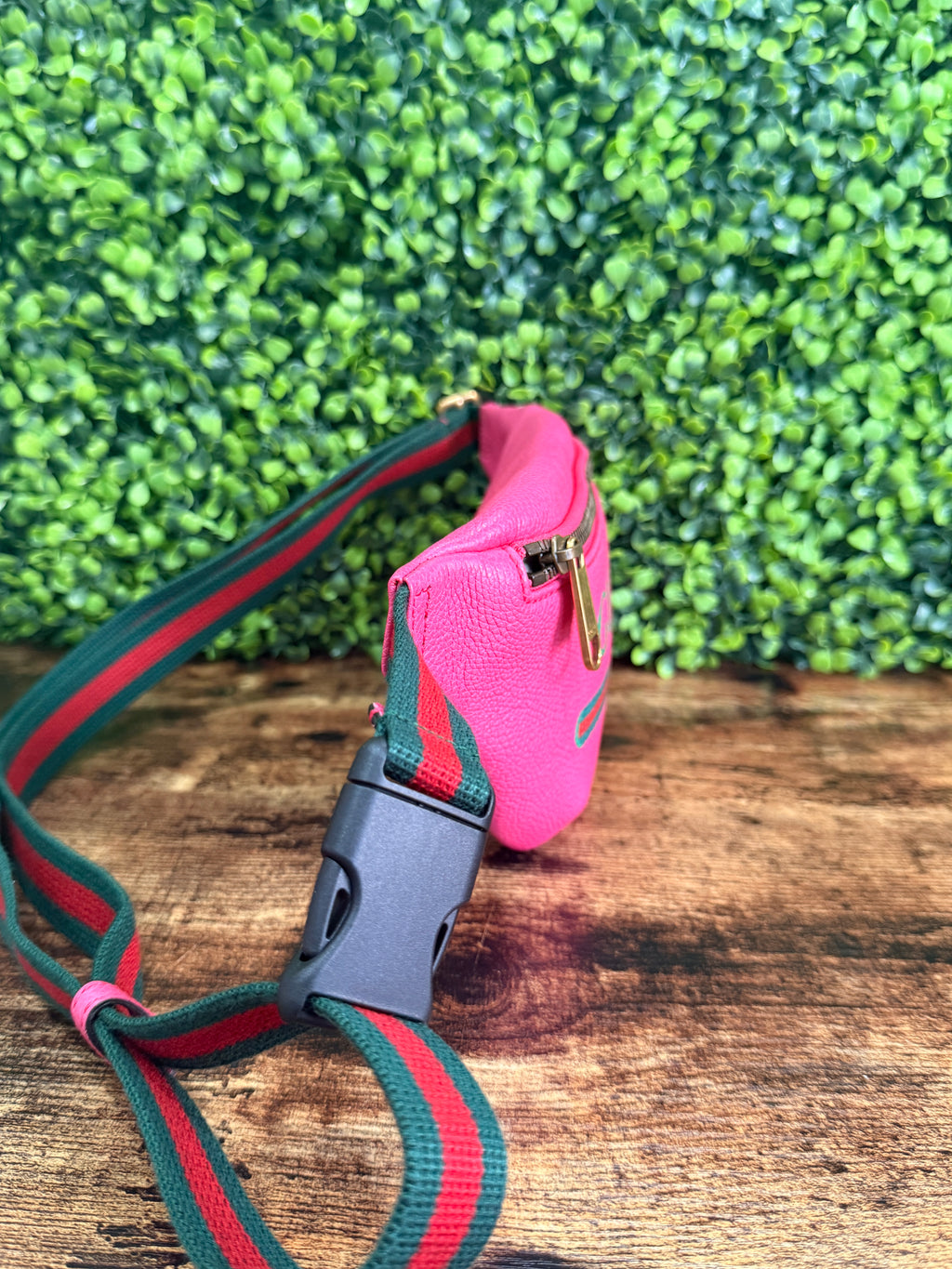 Gucci Pink Crossbody Retro Logo Print