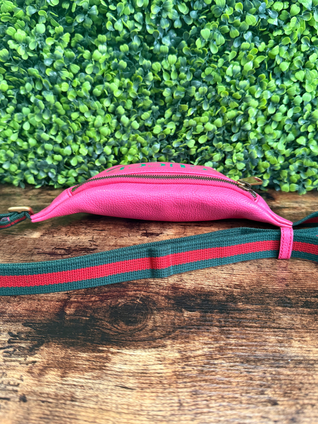 Gucci Pink Crossbody Retro Logo Print