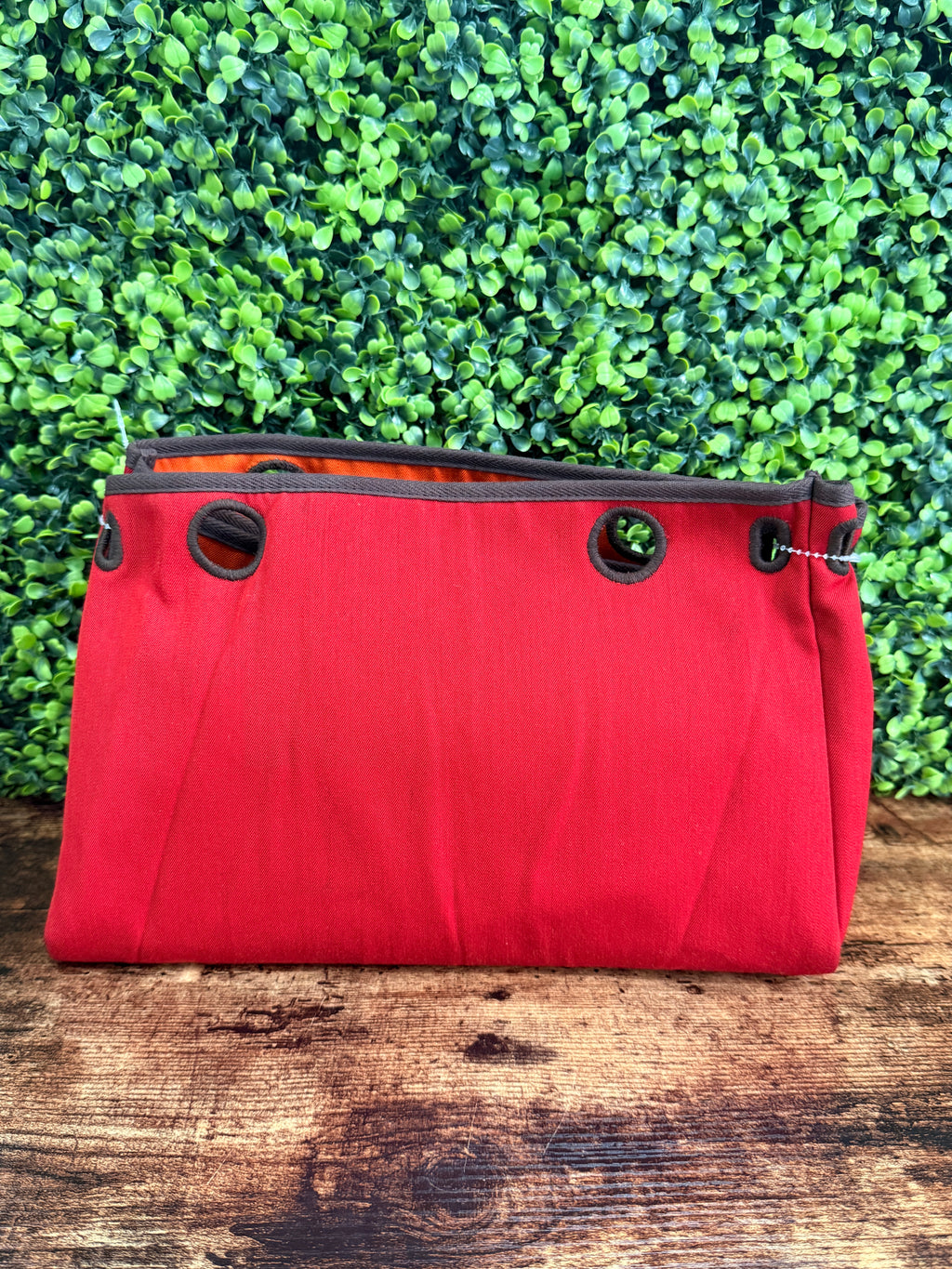 Hermes Herbag Cabas PM Orange x Red