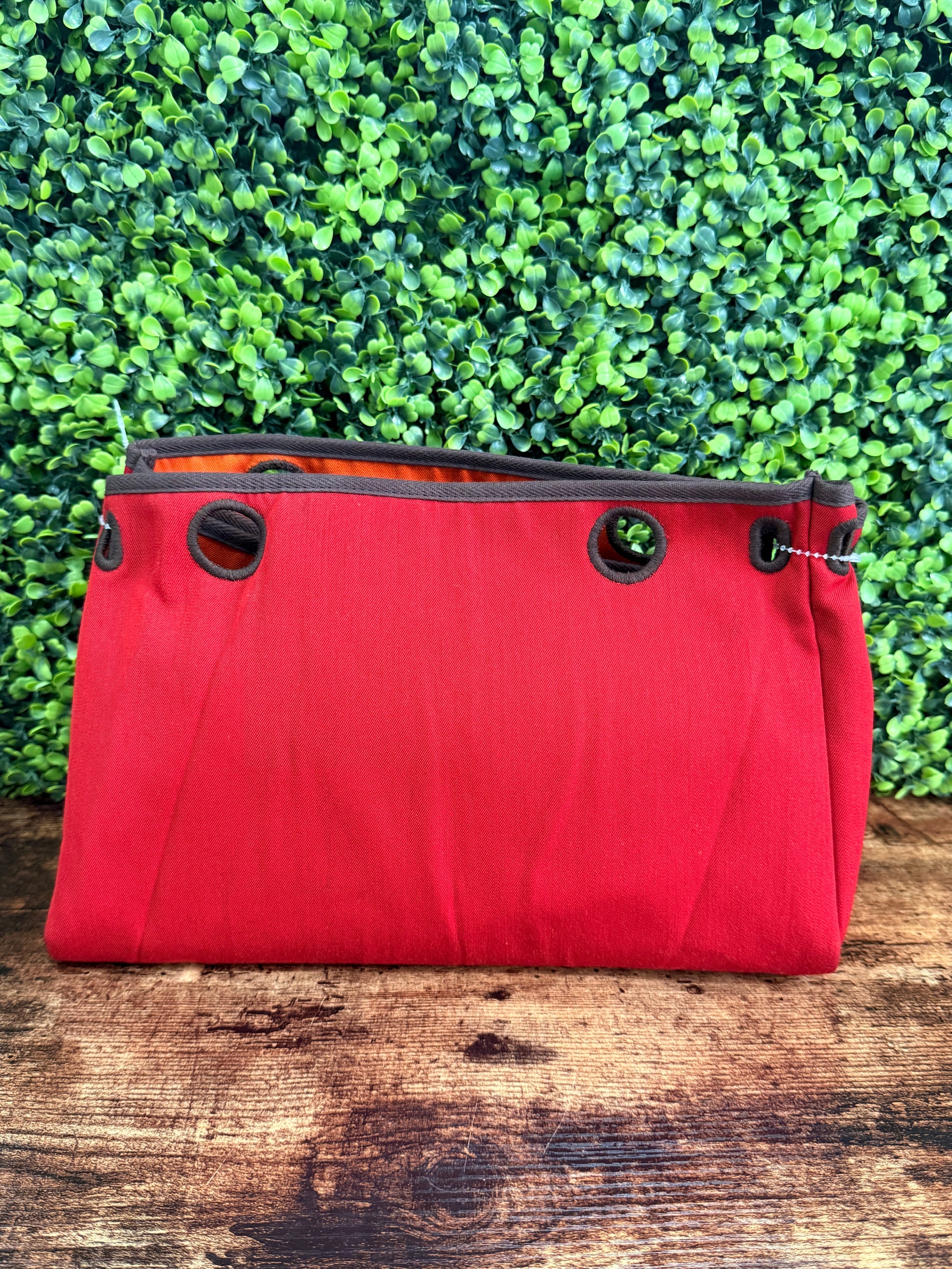 Hermes Herbag Cabas PM Orange x Red