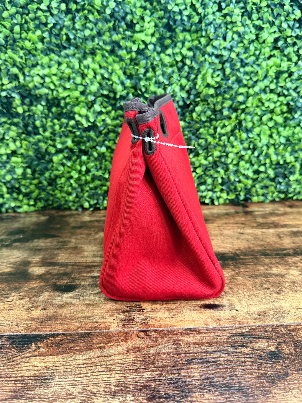 Hermes Herbag Cabas PM Orange x Red