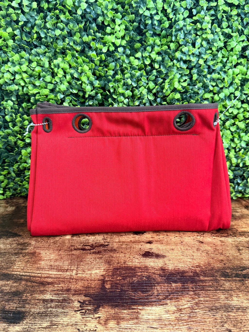 Hermes Herbag Cabas PM Orange x Red