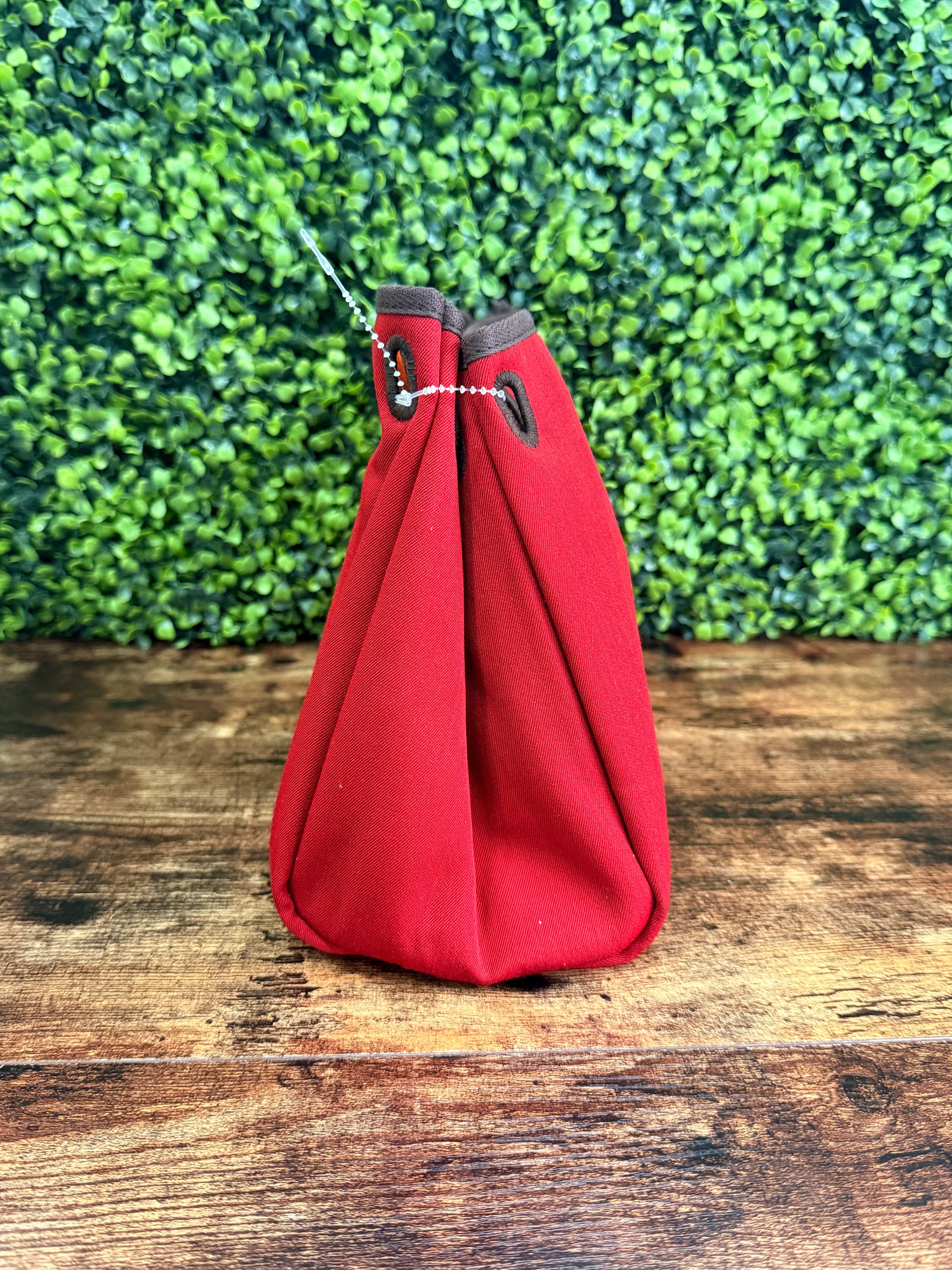Hermes Herbag Cabas PM Orange x Red