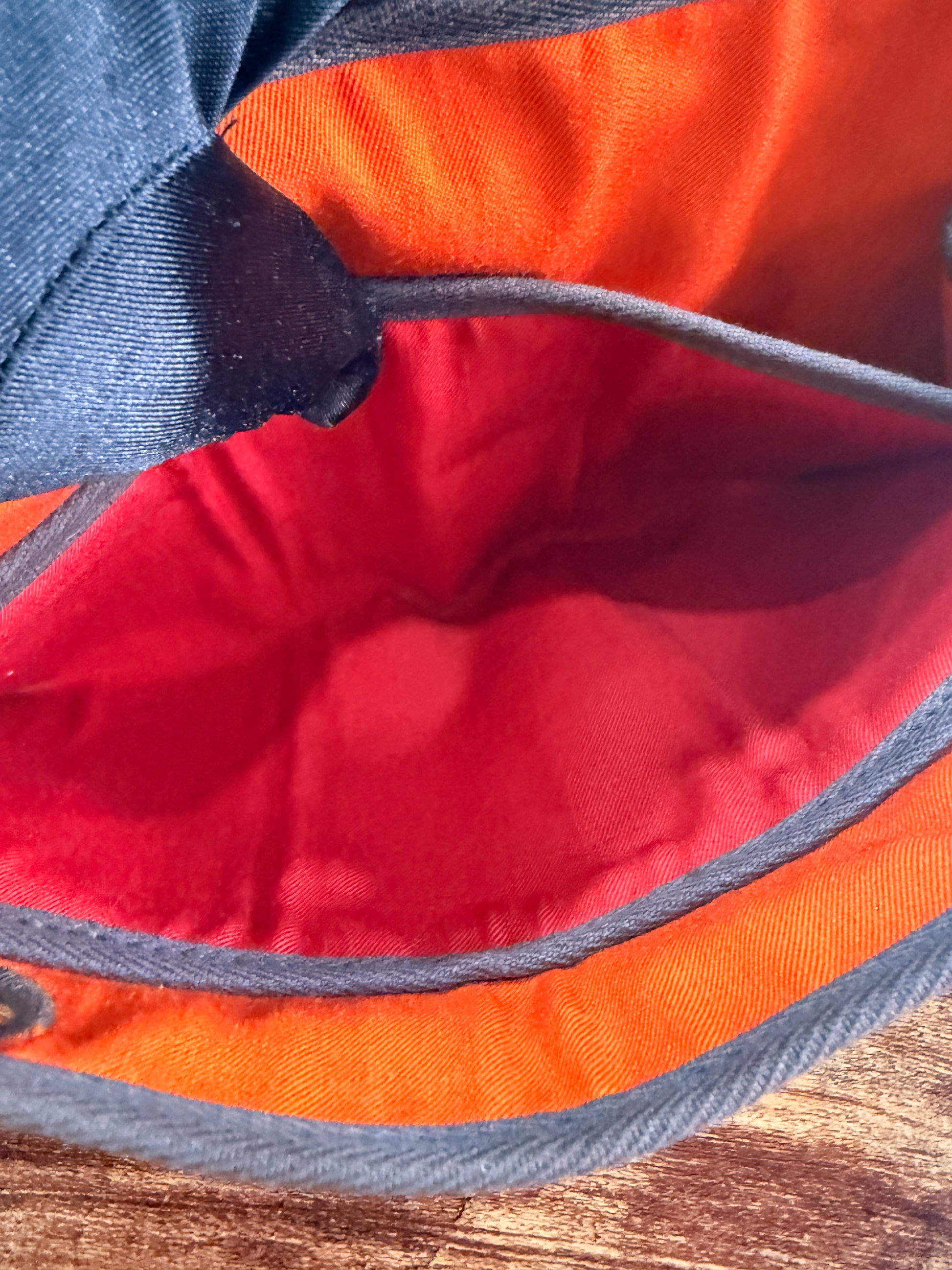 Hermes Herbag Cabas PM Orange x Red