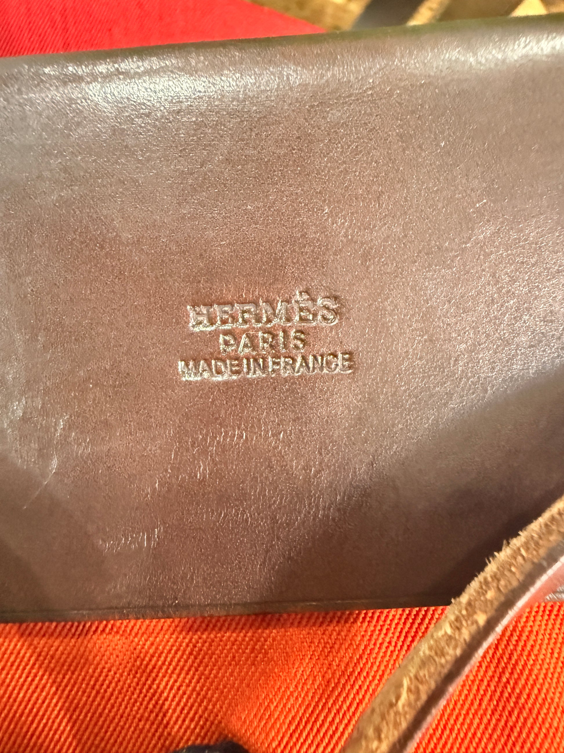 Hermes Herbag Cabas PM Orange x Red