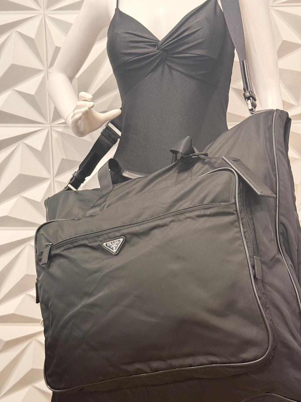Prada Viaggio Nylon Garment Bag