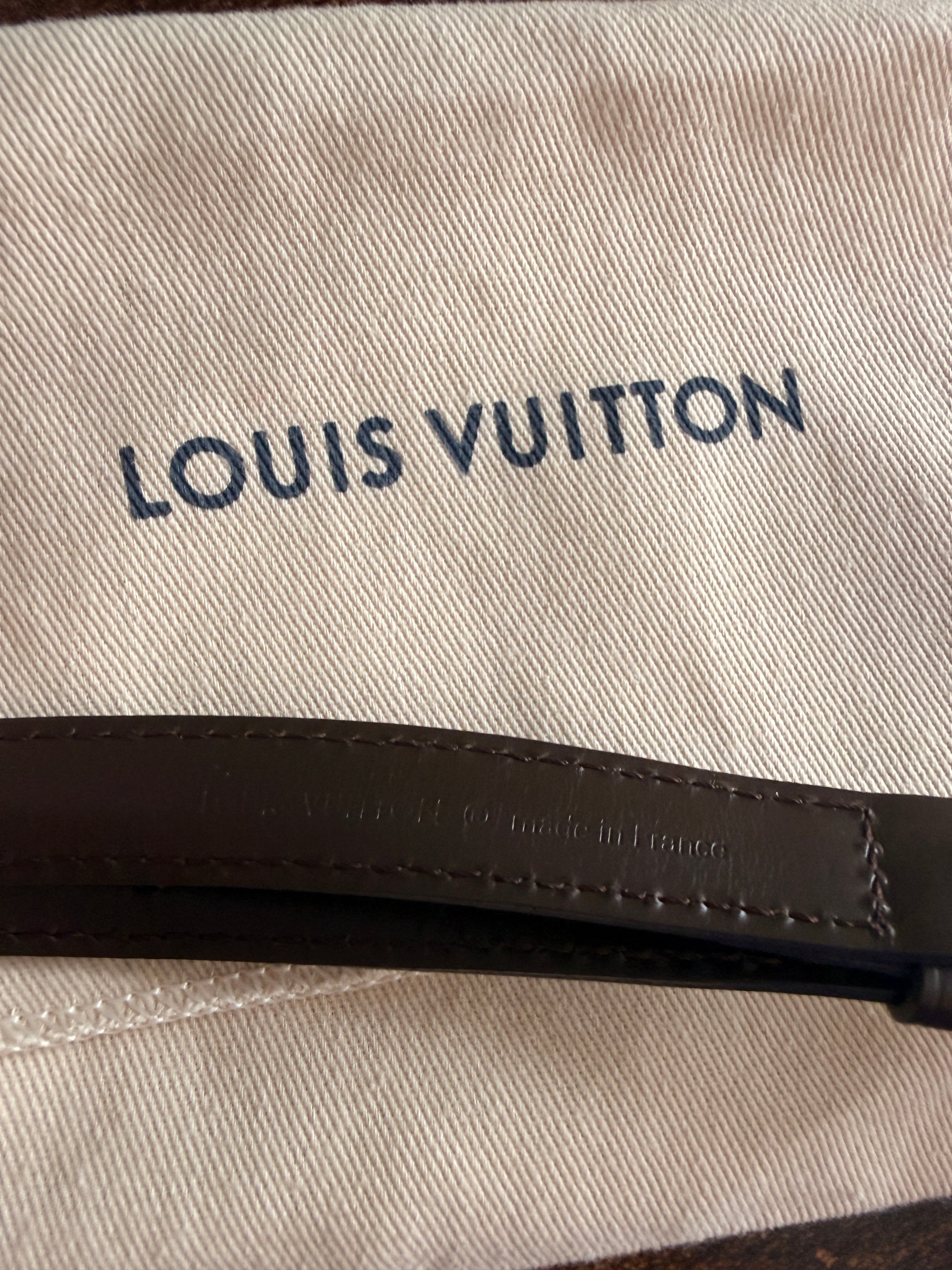 Louis Vuitton Dark Brown Adjustable Crossbody Strap