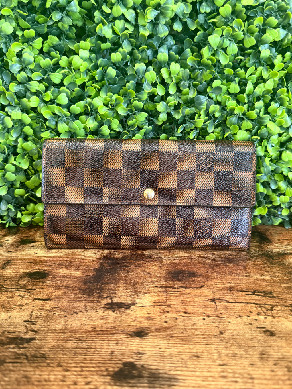 Louis Vuitton Sarah Wallet Damier Ebene
