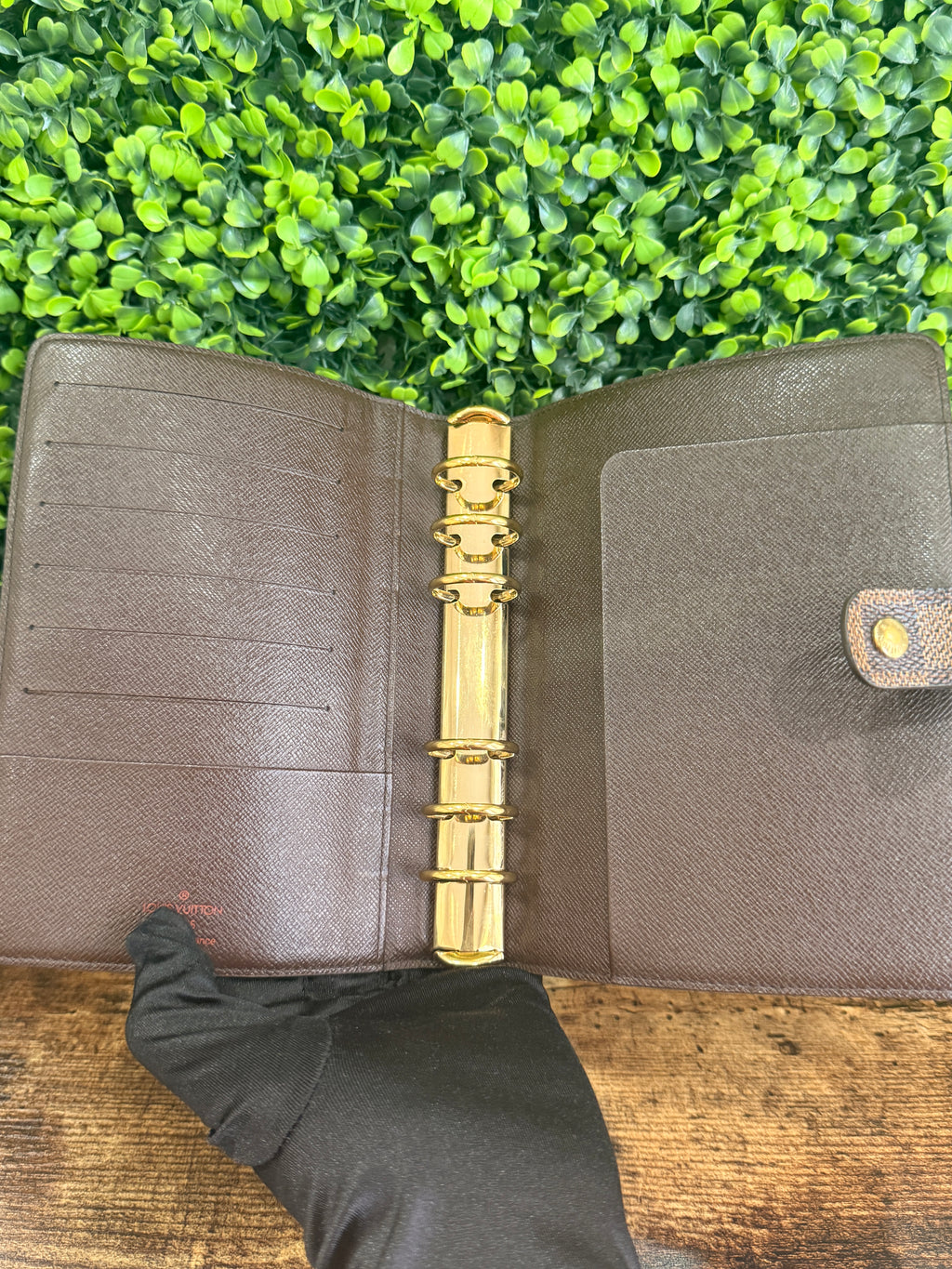Louis Vuitton Agenda Cover MM Damier Ebene