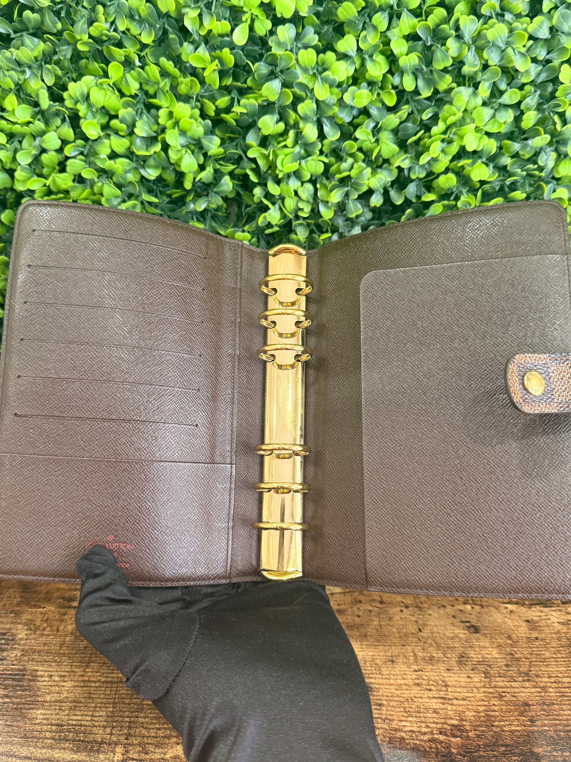 Louis Vuitton Agenda Cover MM Damier Ebene