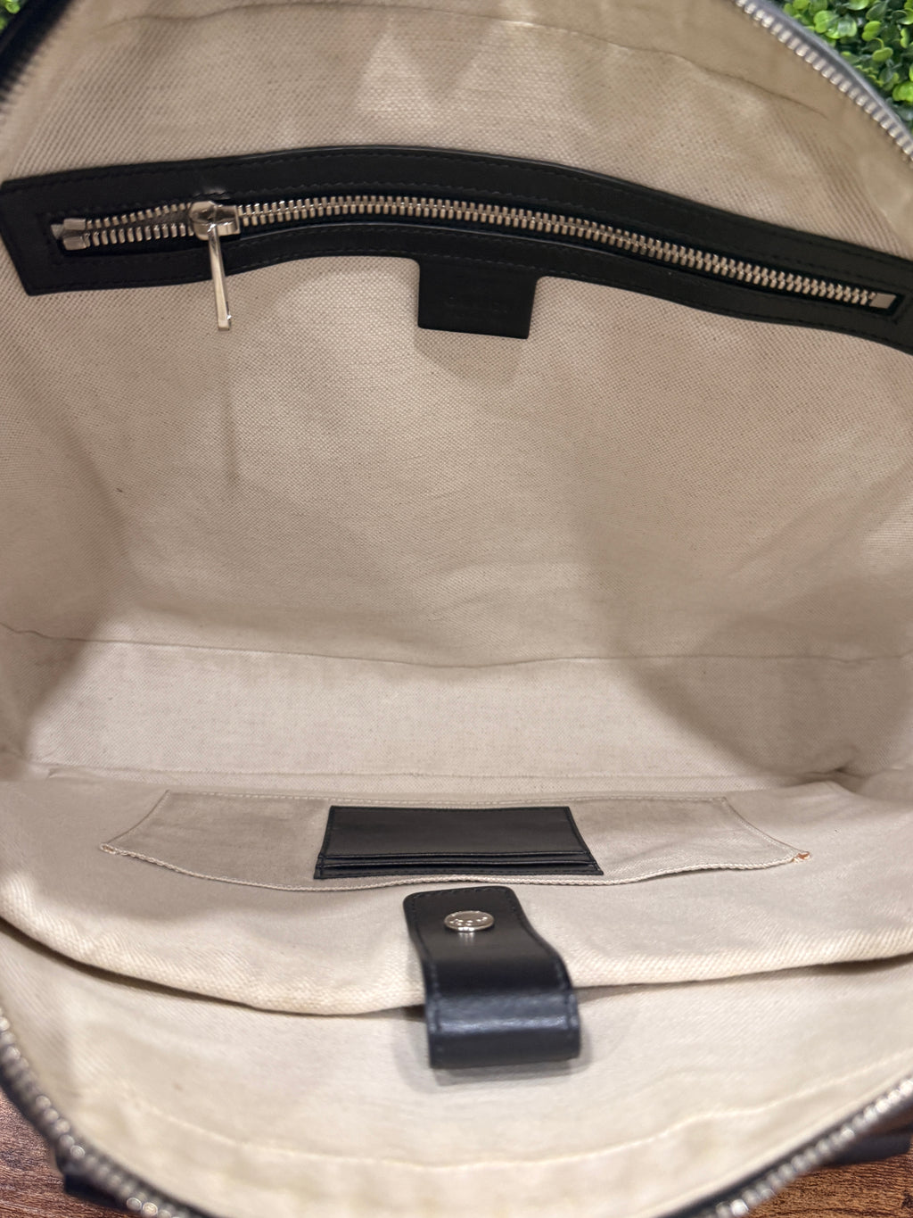 Gucci Jumbo GG Leather Briefcase
