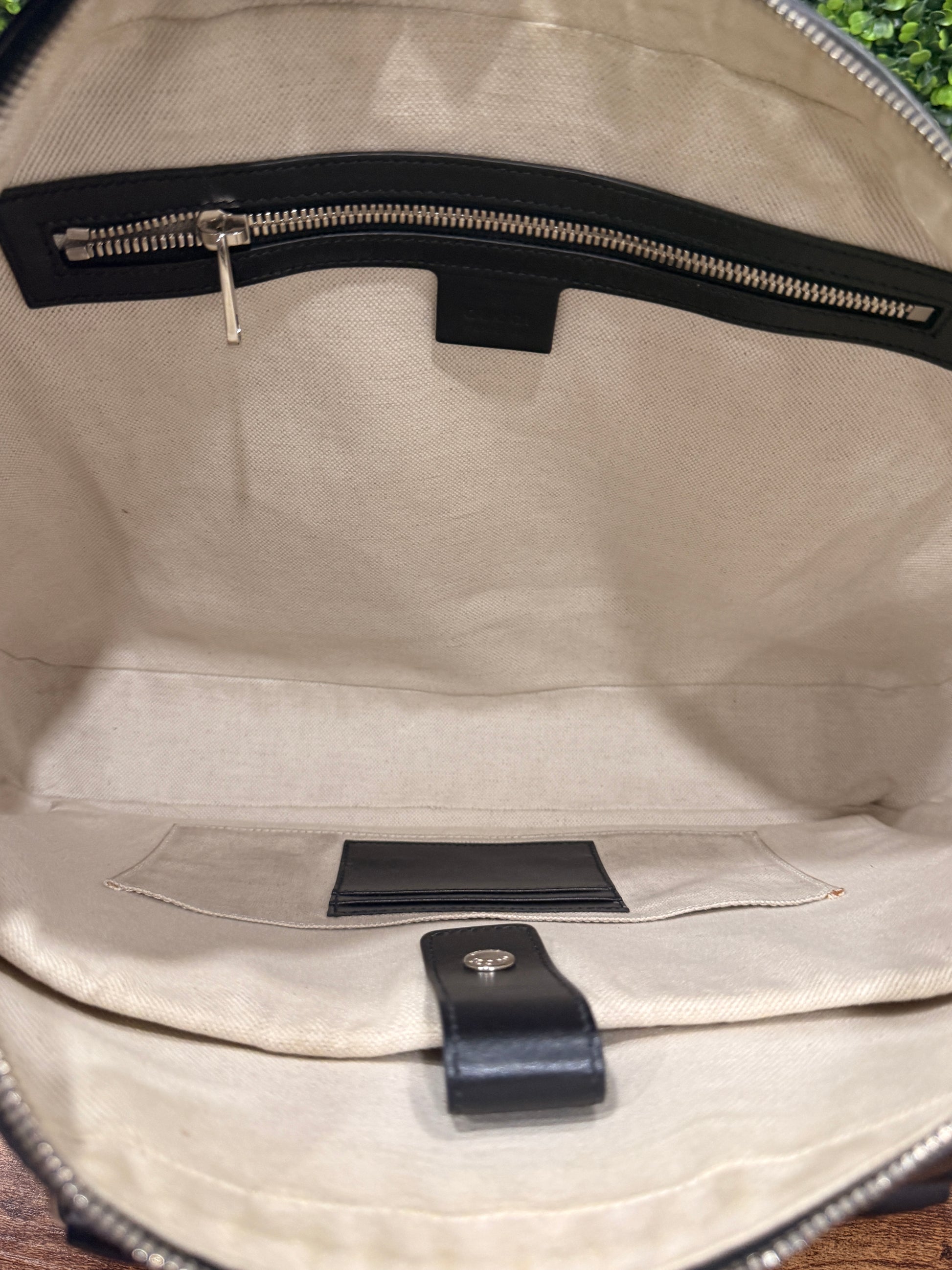 Gucci Jumbo GG Leather Briefcase