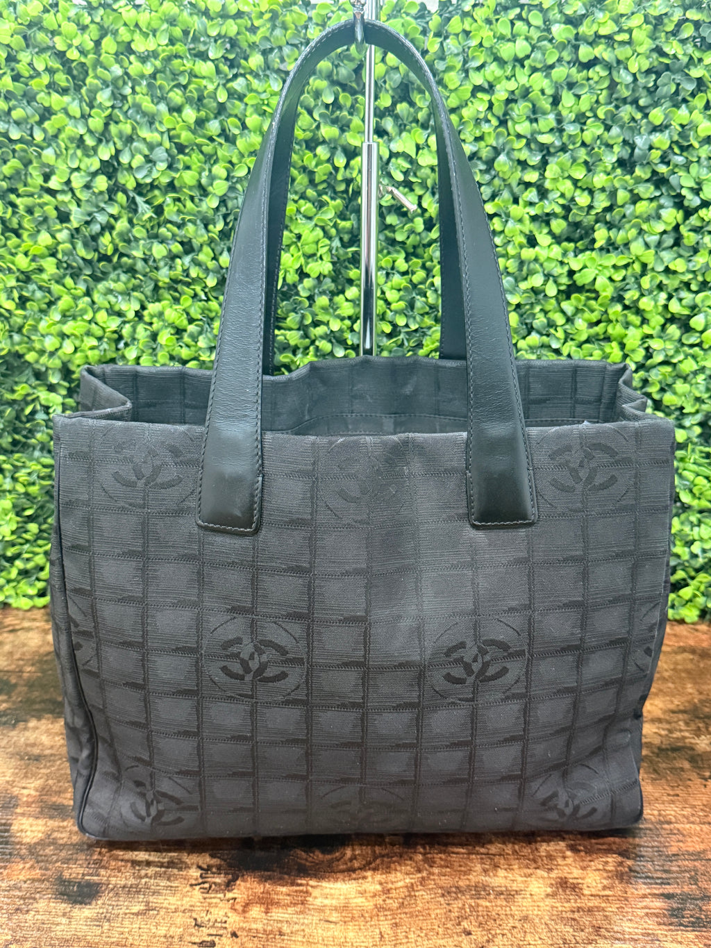 Chanel New Travel Line Black Tote Bag