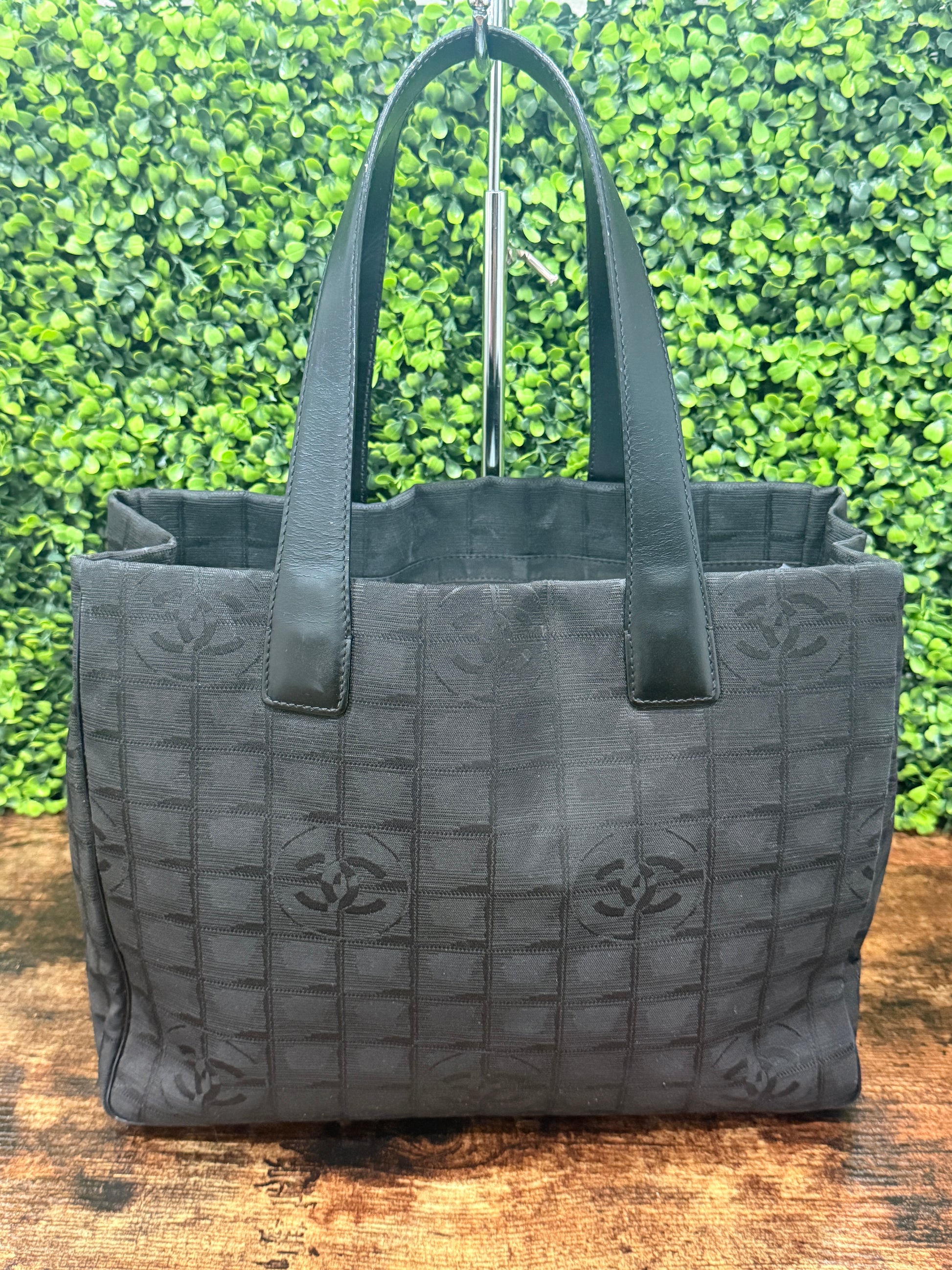 Chanel New Travel Line Black Tote Bag