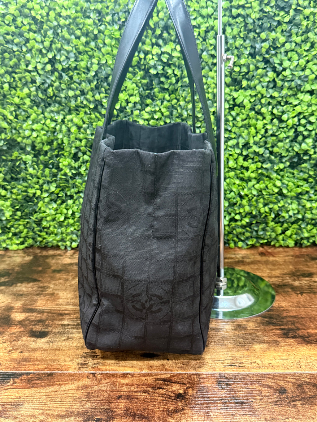 Chanel New Travel Line Black Tote Bag