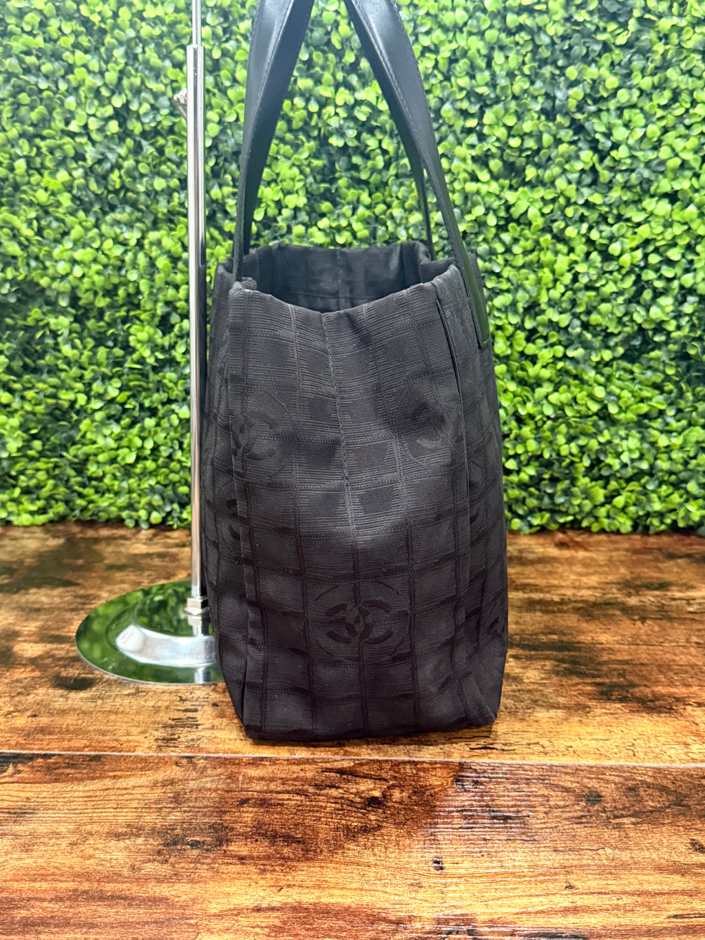 Chanel New Travel Line Black Tote Bag