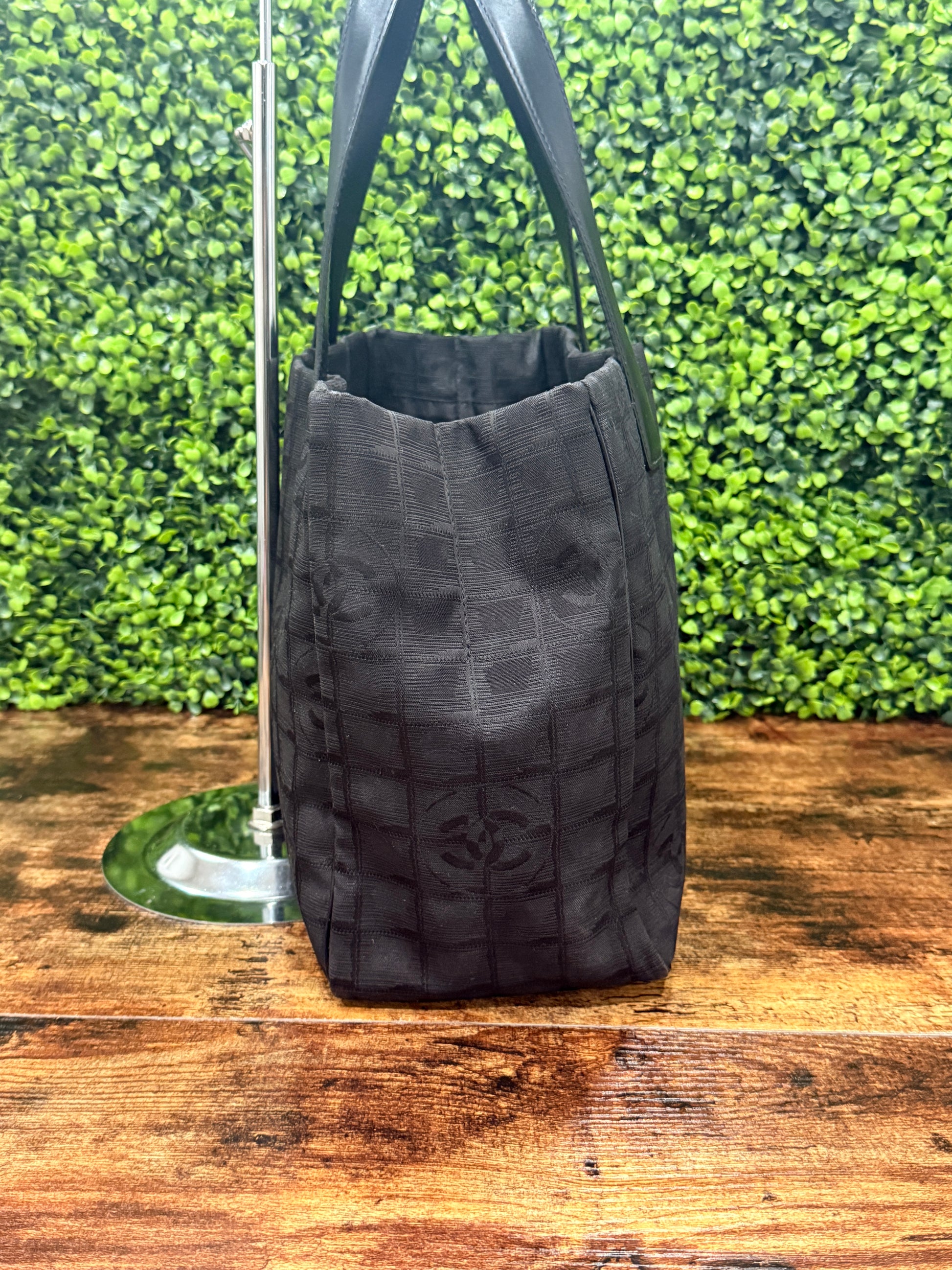 Chanel New Travel Line Black Tote Bag