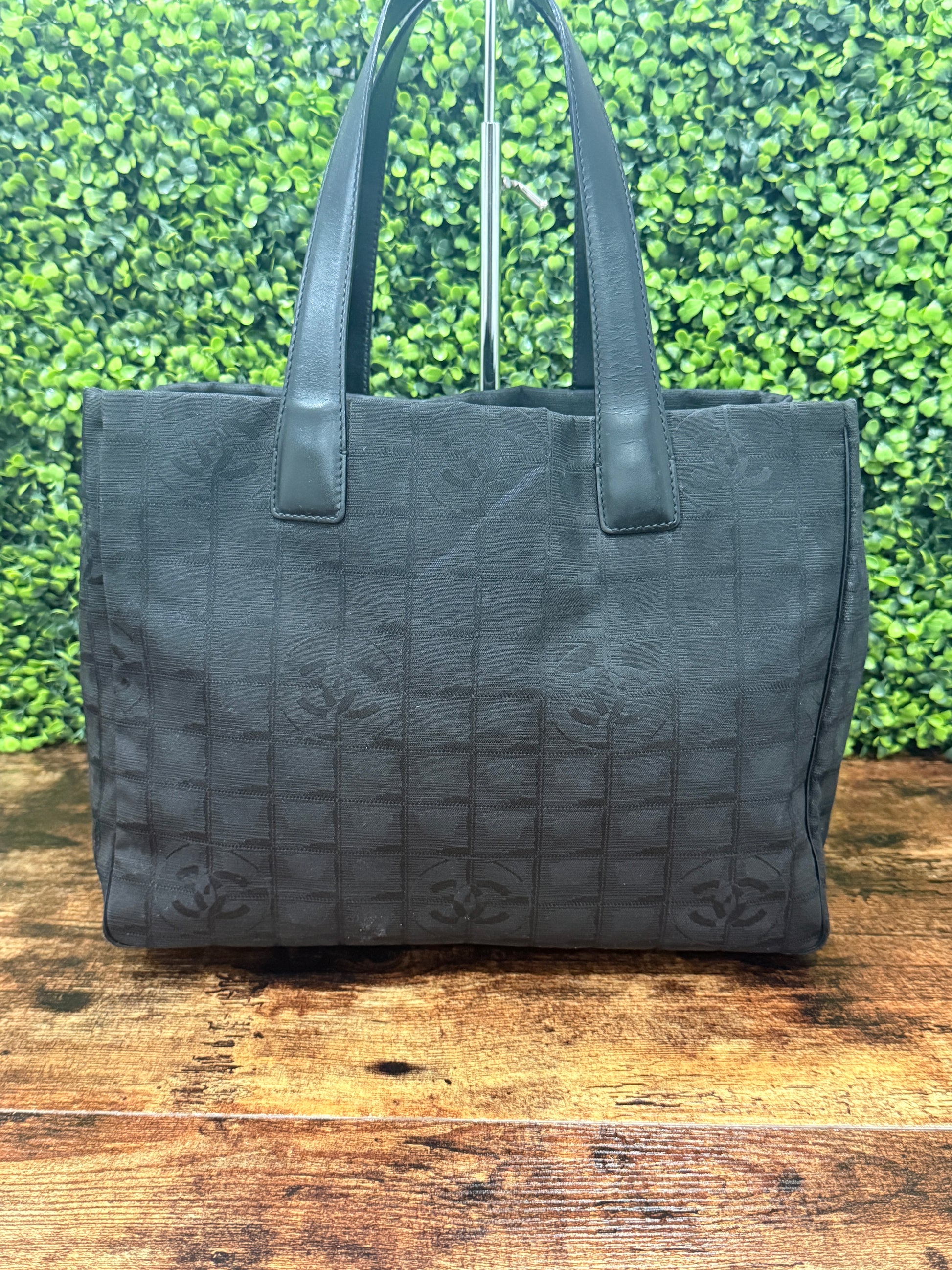 Chanel New Travel Line Black Tote Bag