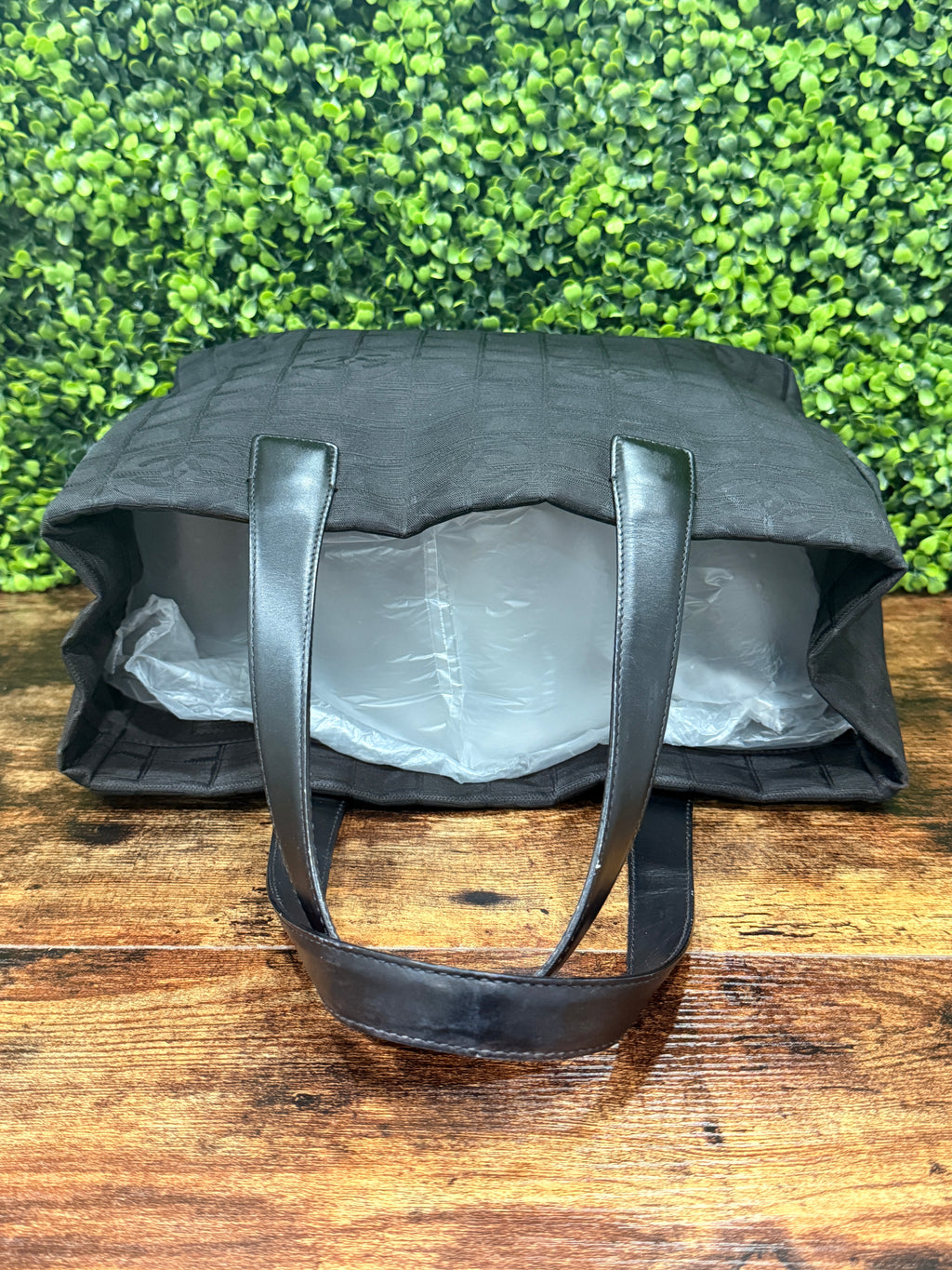Chanel New Travel Line Black Tote Bag
