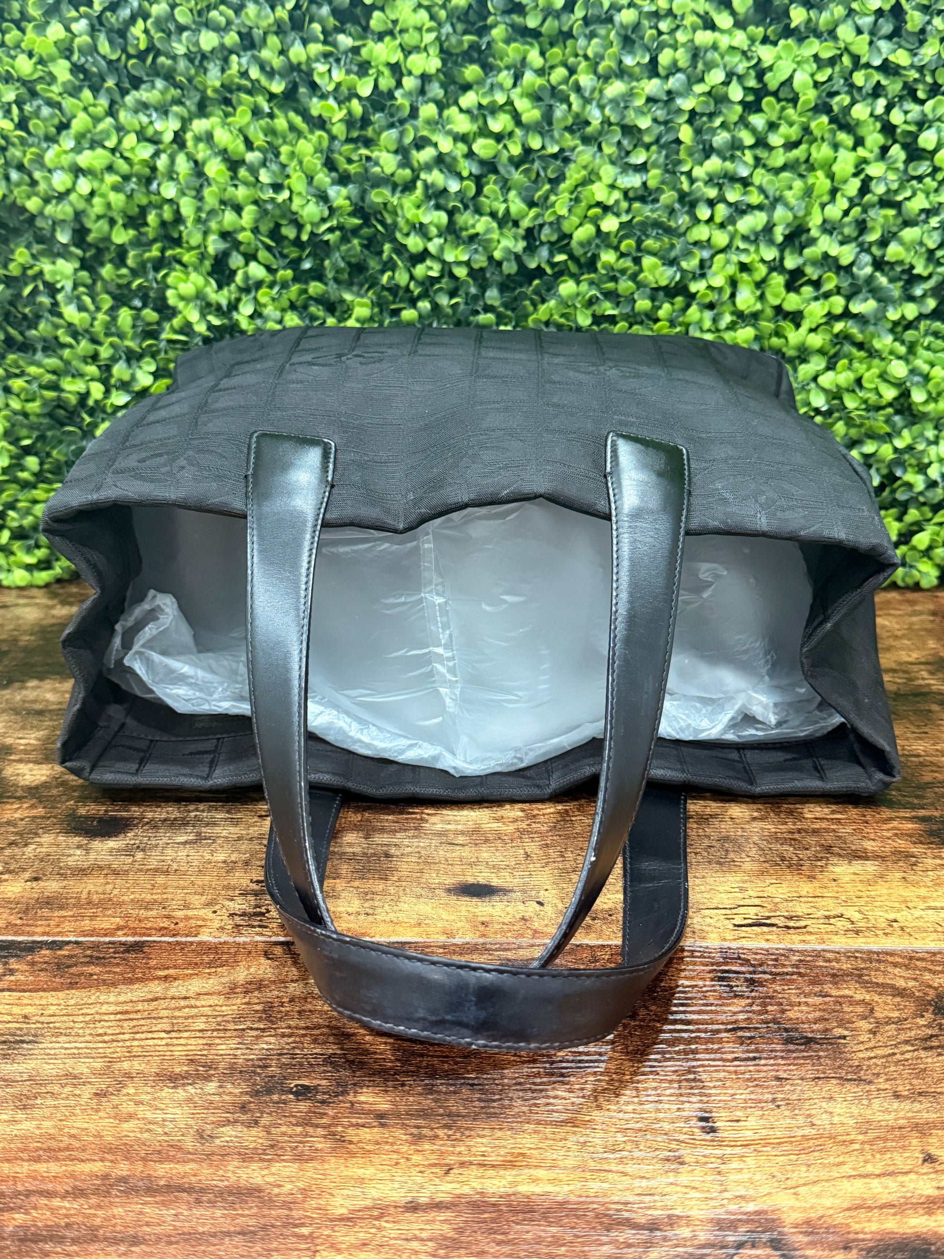 Chanel New Travel Line Black Tote Bag