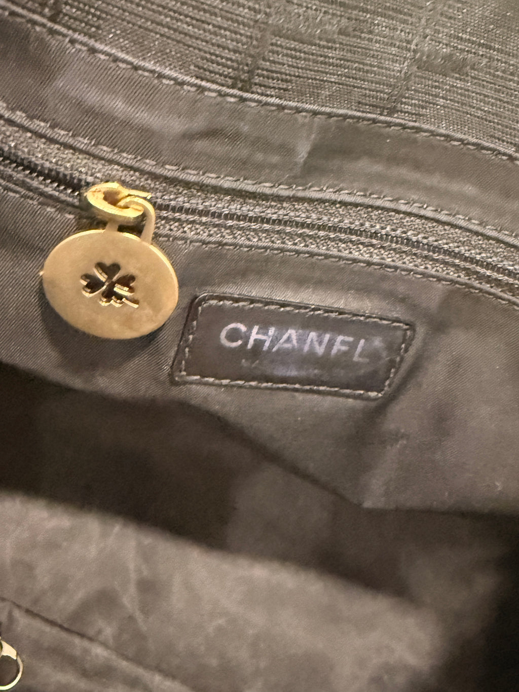 Chanel New Travel Line Black Tote Bag