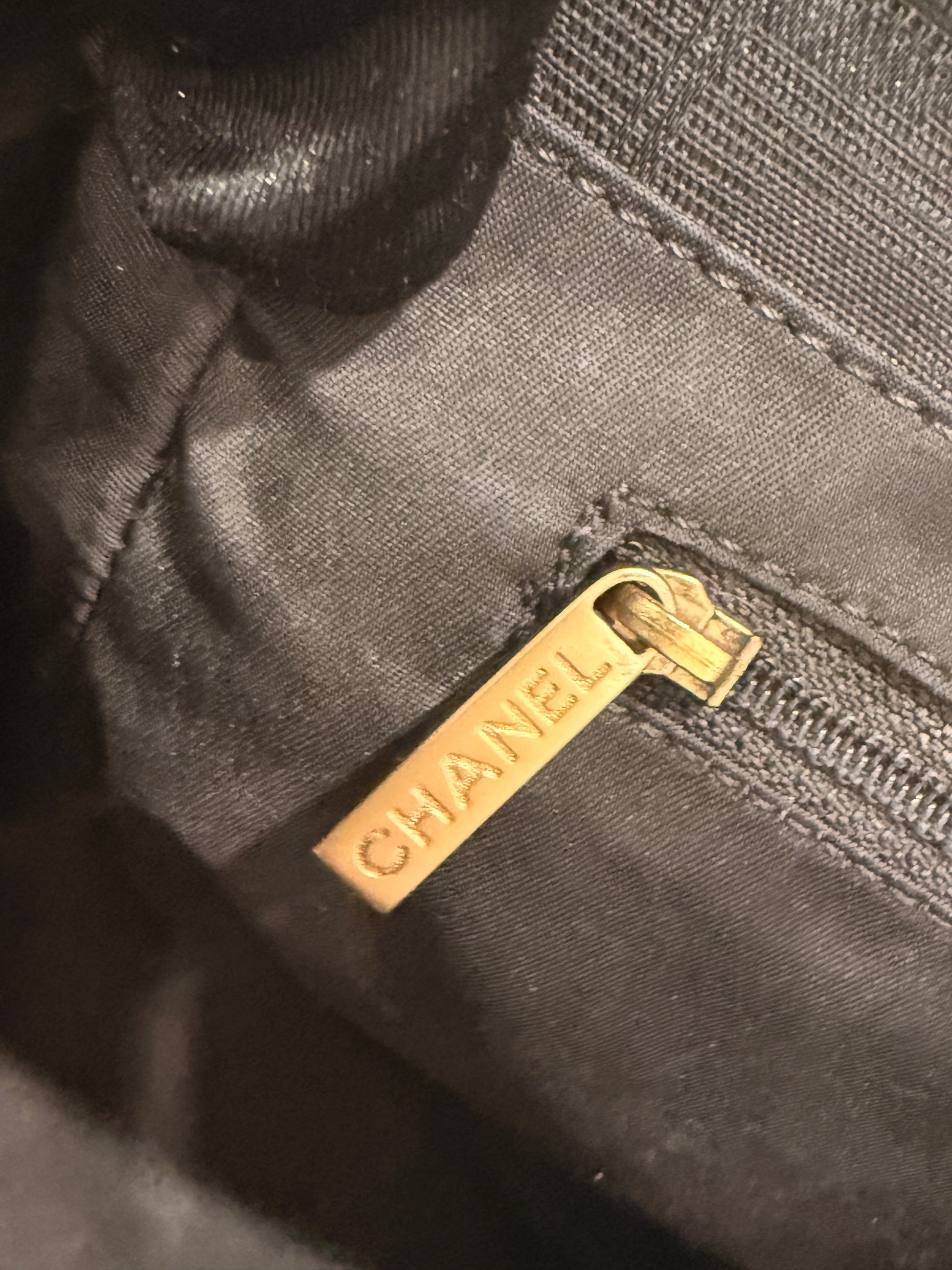 Chanel New Travel Line Black Tote Bag