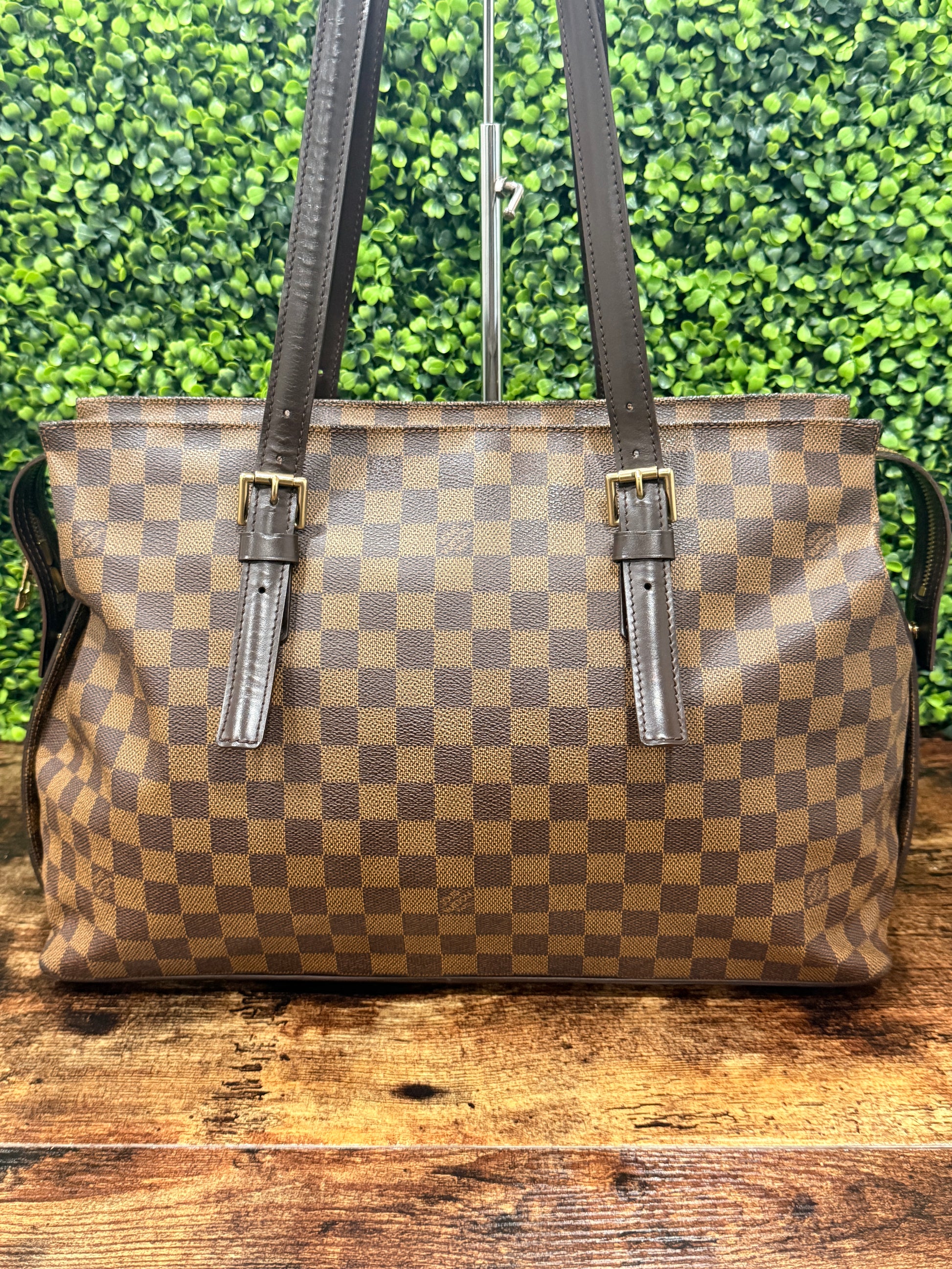 Louis Vuitton Chelsea Tote Bag Damier Ebene