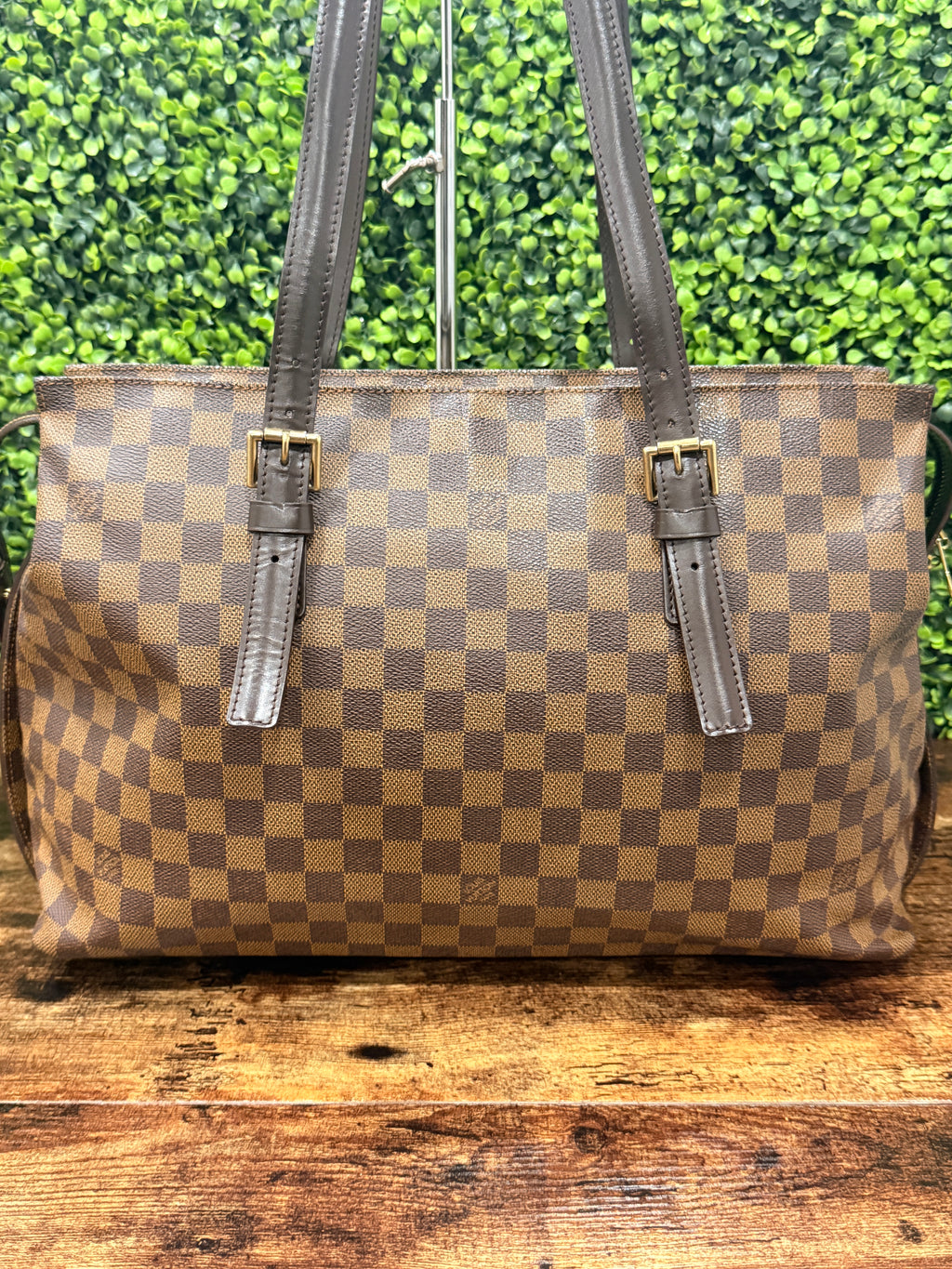 Louis Vuitton Chelsea Tote Bag Damier Ebene