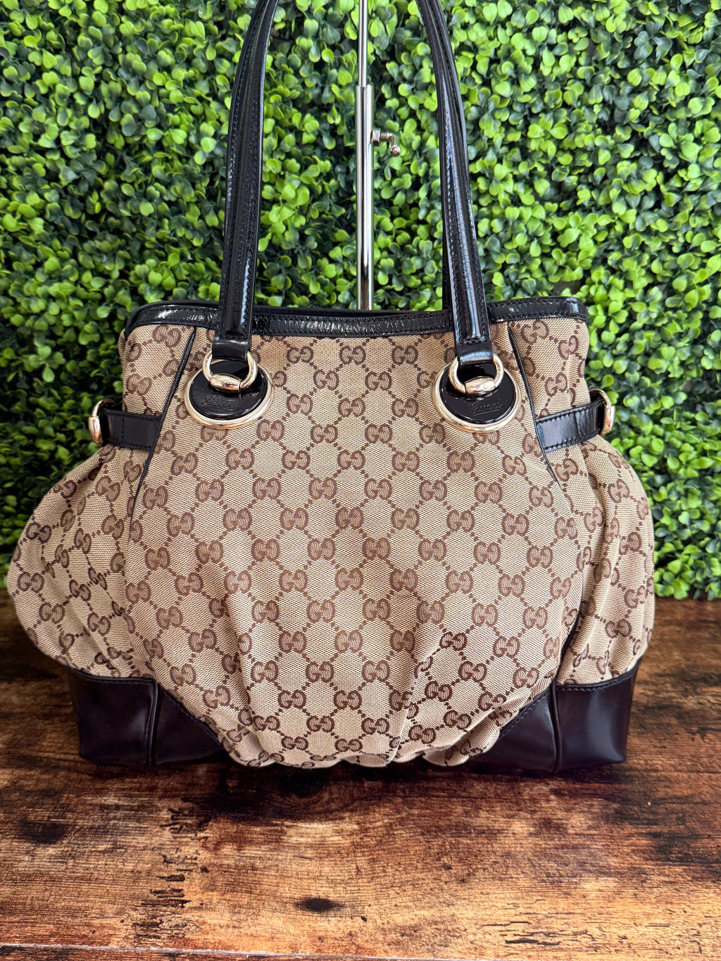 Gucci GG Canvas Full Moon Tote