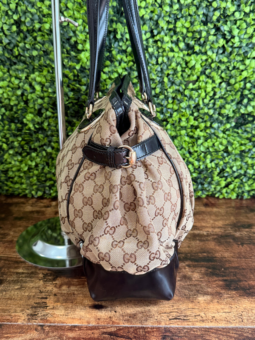 Gucci GG Canvas Full Moon Tote