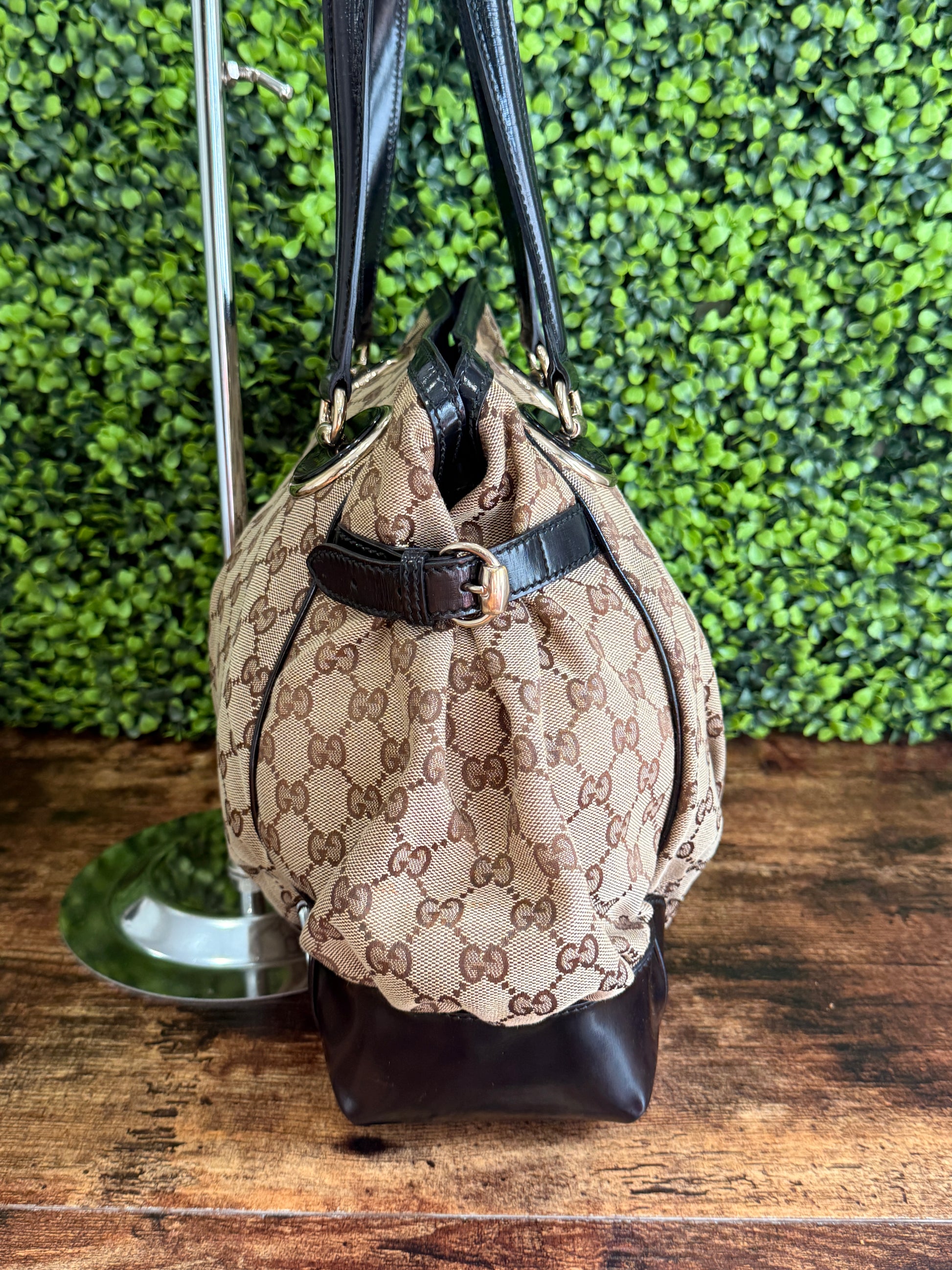 Gucci GG Canvas Full Moon Tote