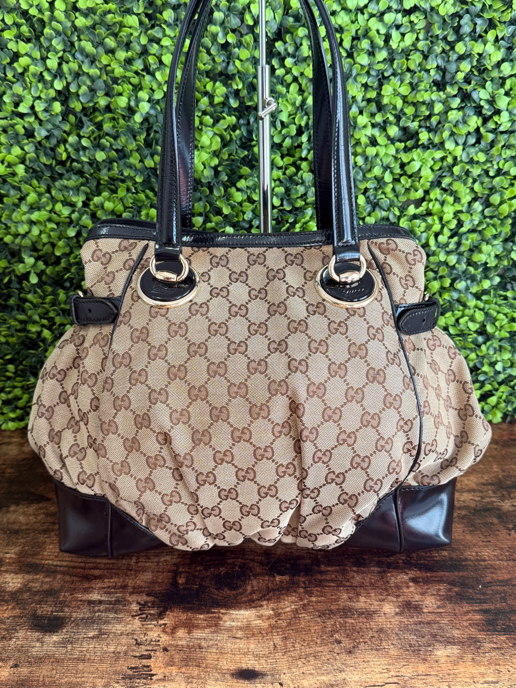 Gucci GG Canvas Full Moon Tote