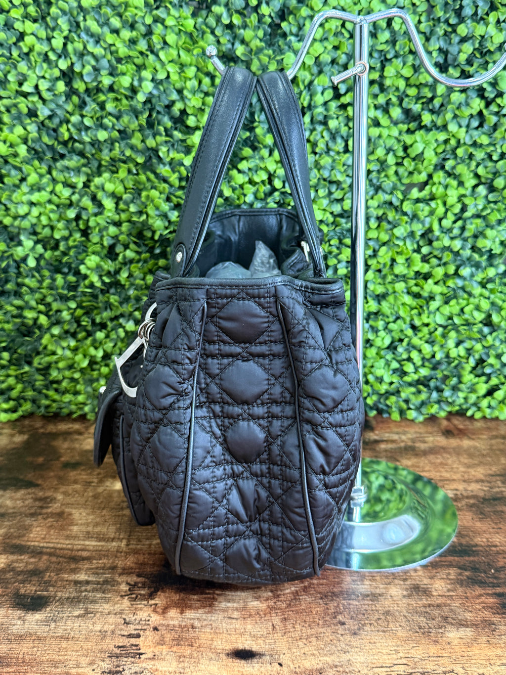 Christian Dior Charming Lock Black Handbag