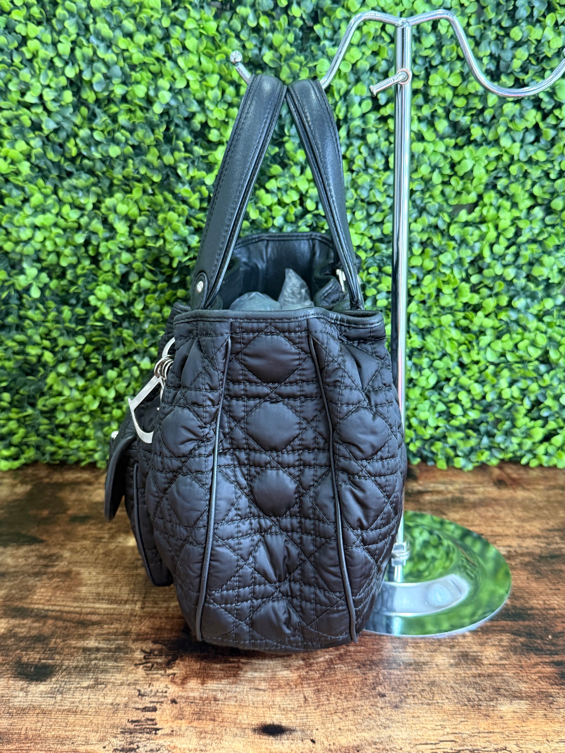 Christian Dior Charming Lock Black Handbag