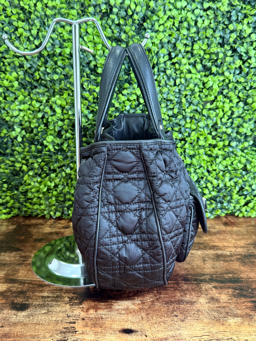 Christian Dior Charming Lock Black Handbag