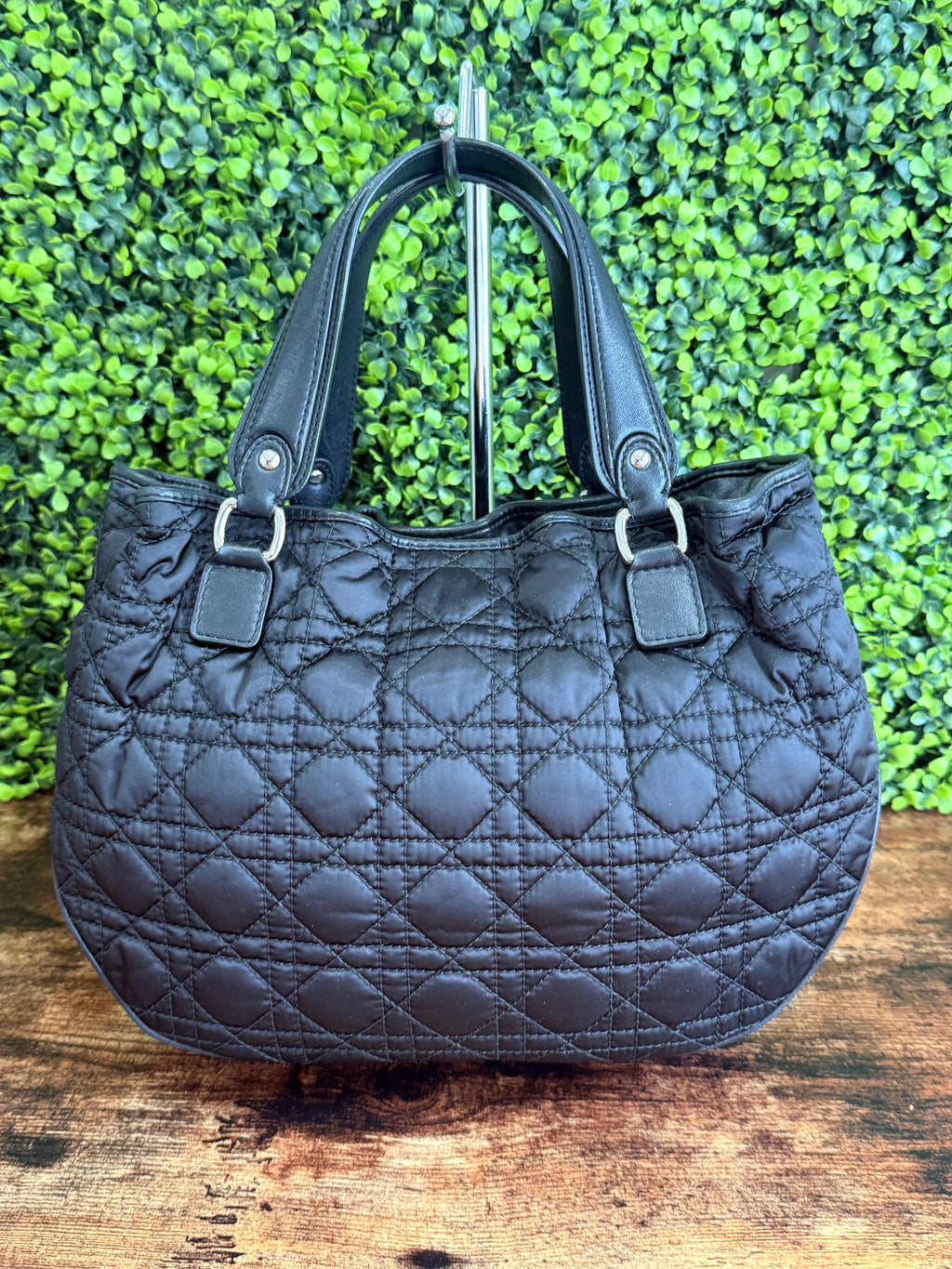 Christian Dior Charming Lock Black Handbag