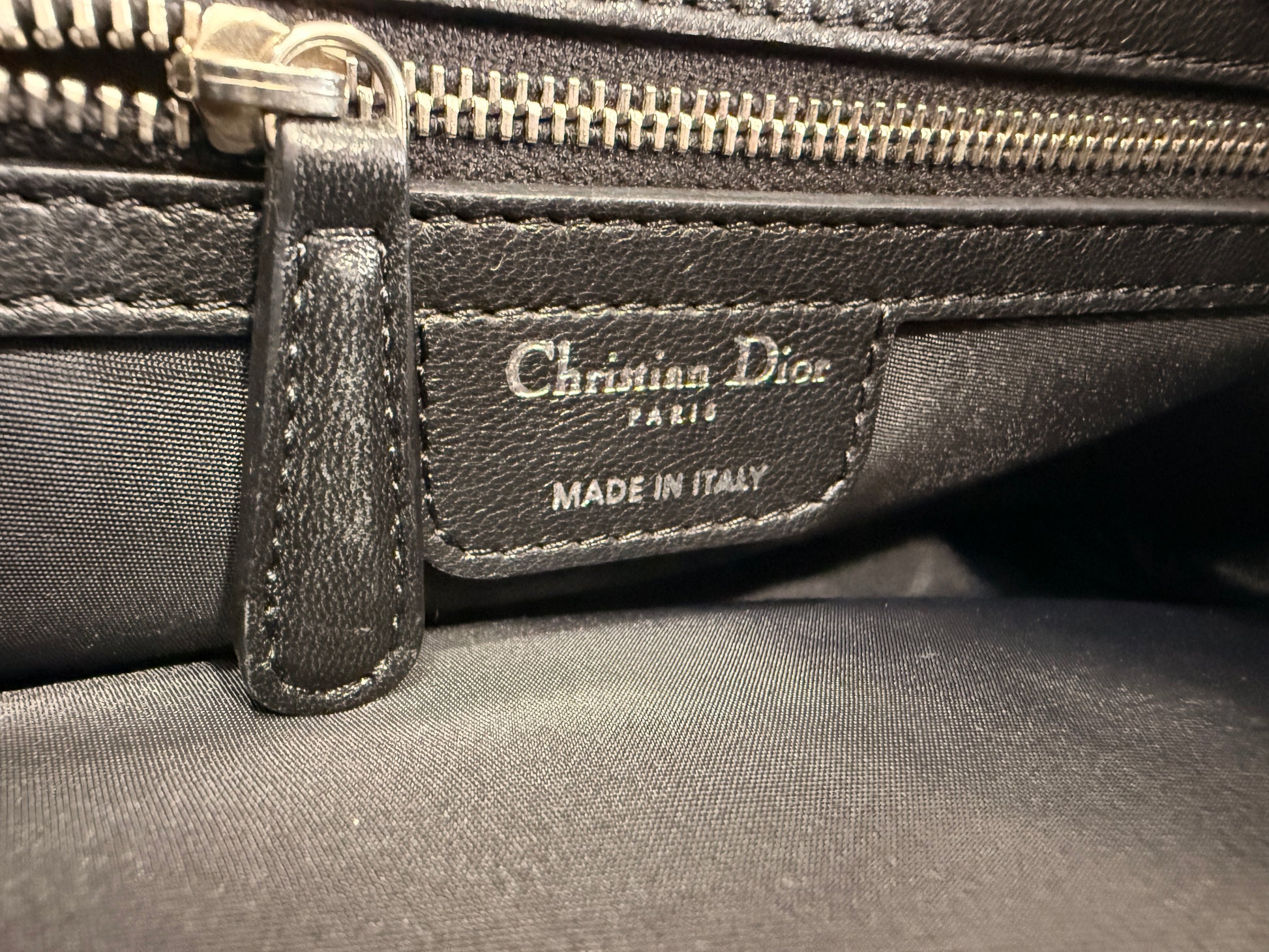 Christian Dior Charming Lock Black Handbag