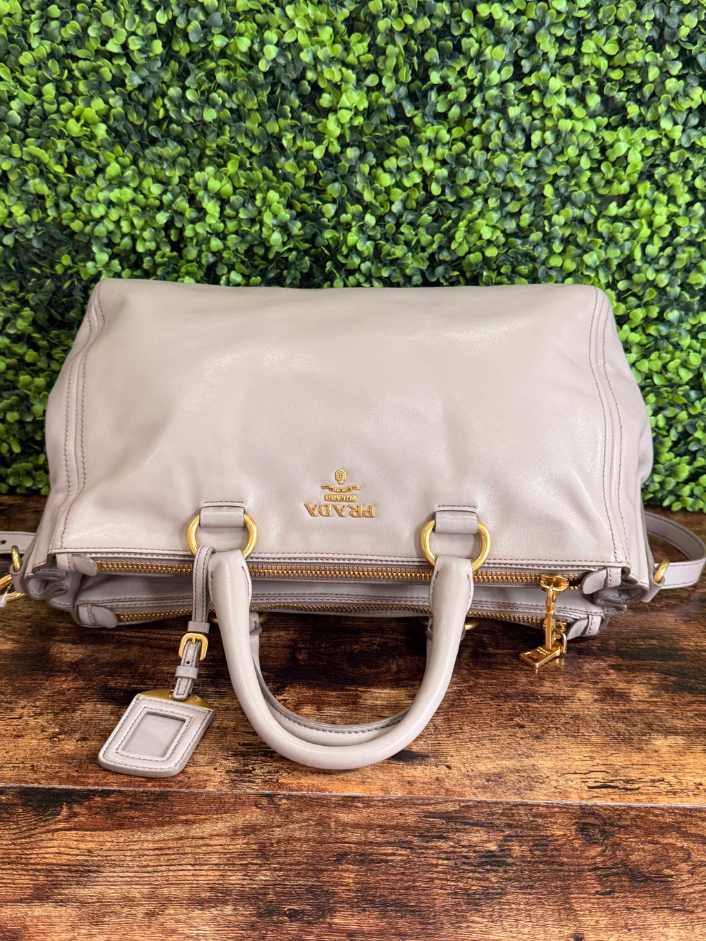 Prada Beige Vitello Daino