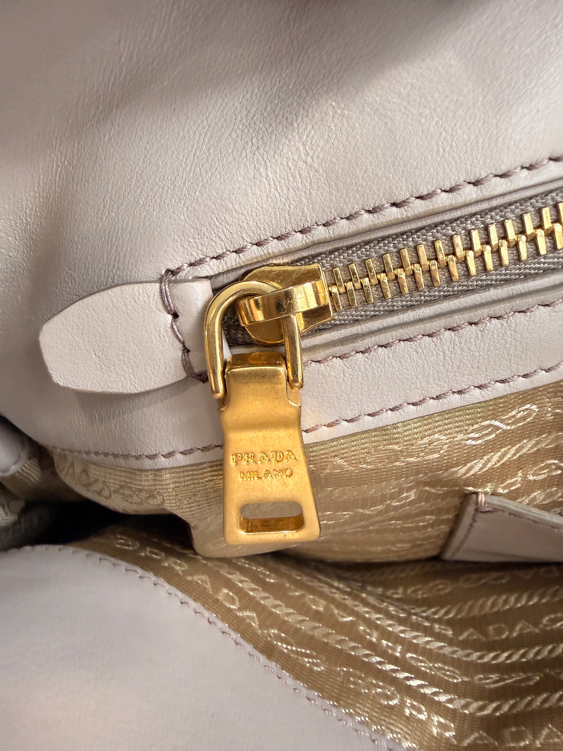 Prada Beige Vitello Daino