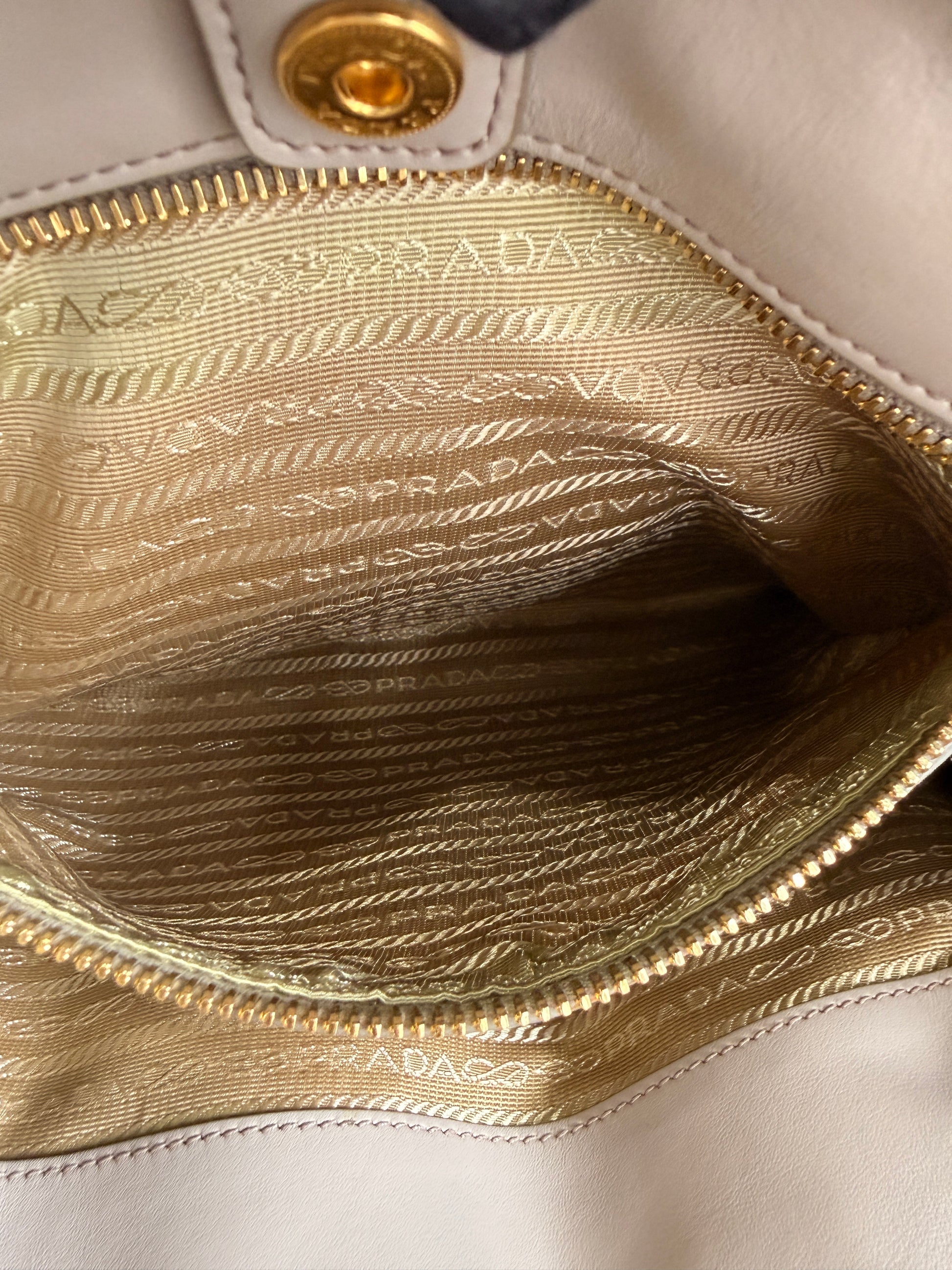 Prada Beige Vitello Daino