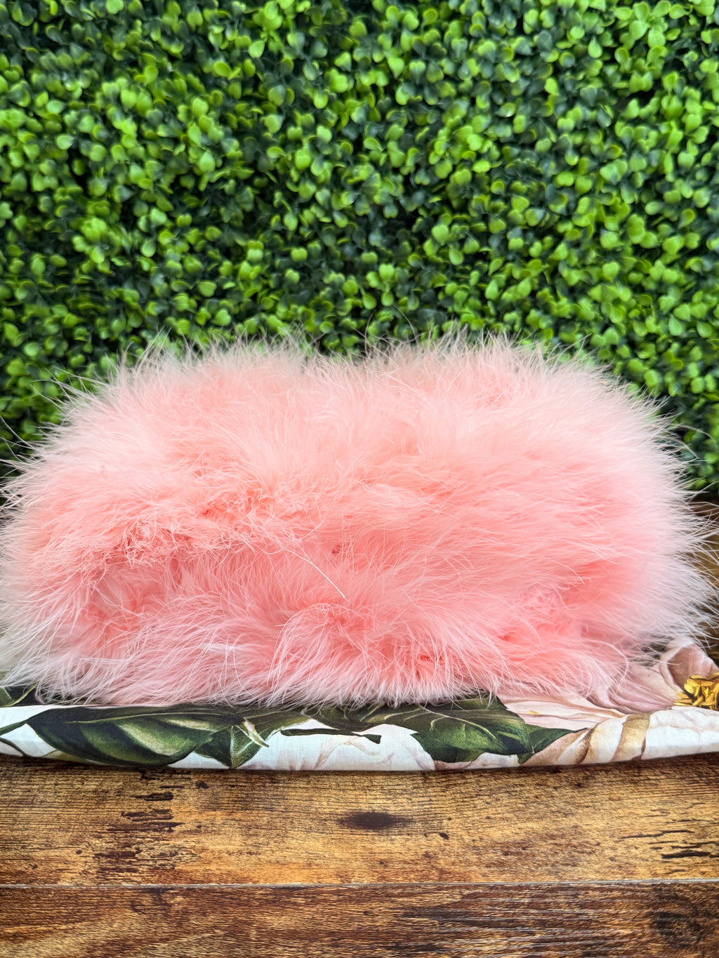 Dolce & Gabanna Pink Fluffy Marabou