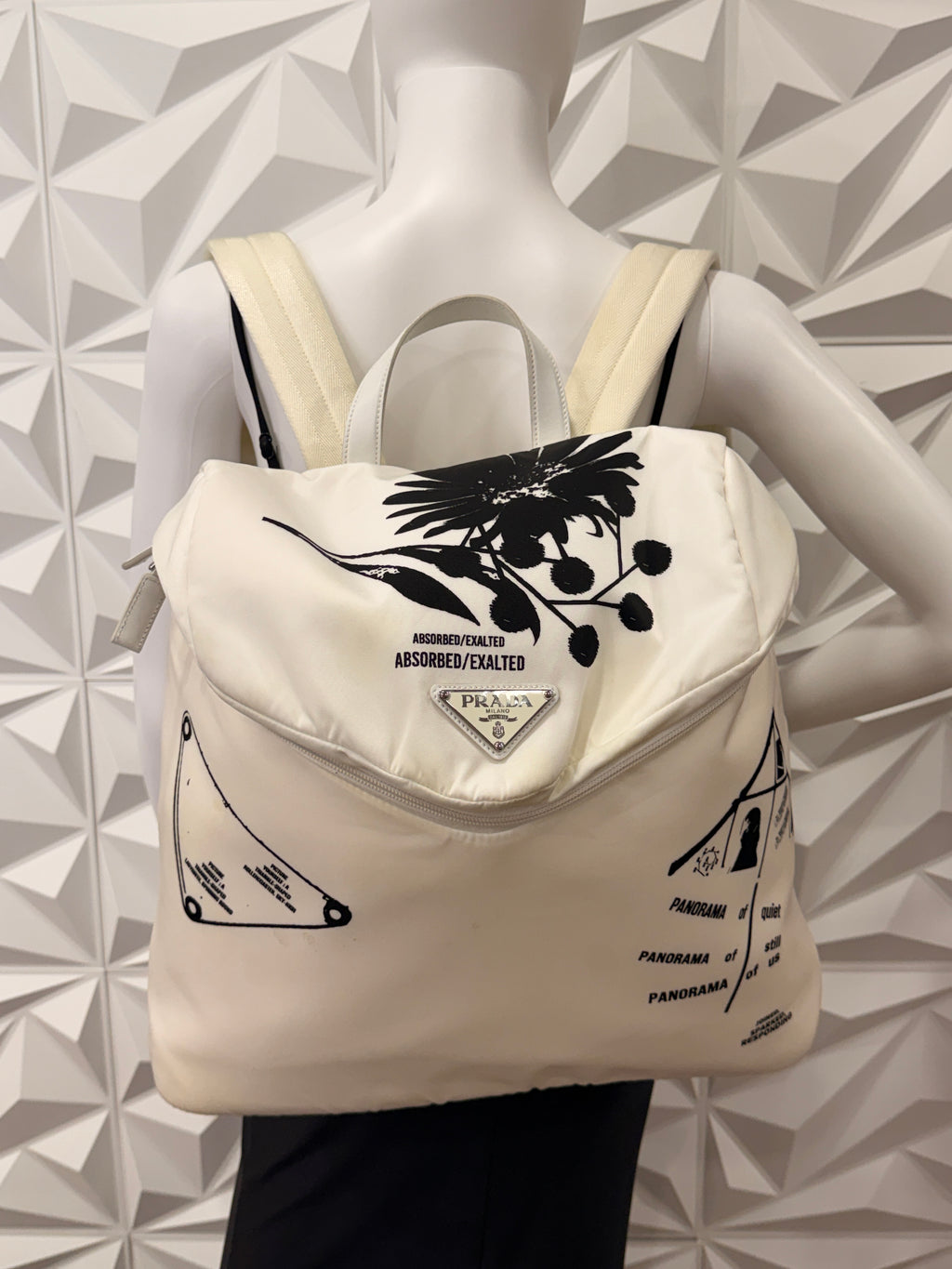 Prada Tessuto Nylon Signaux Backpack