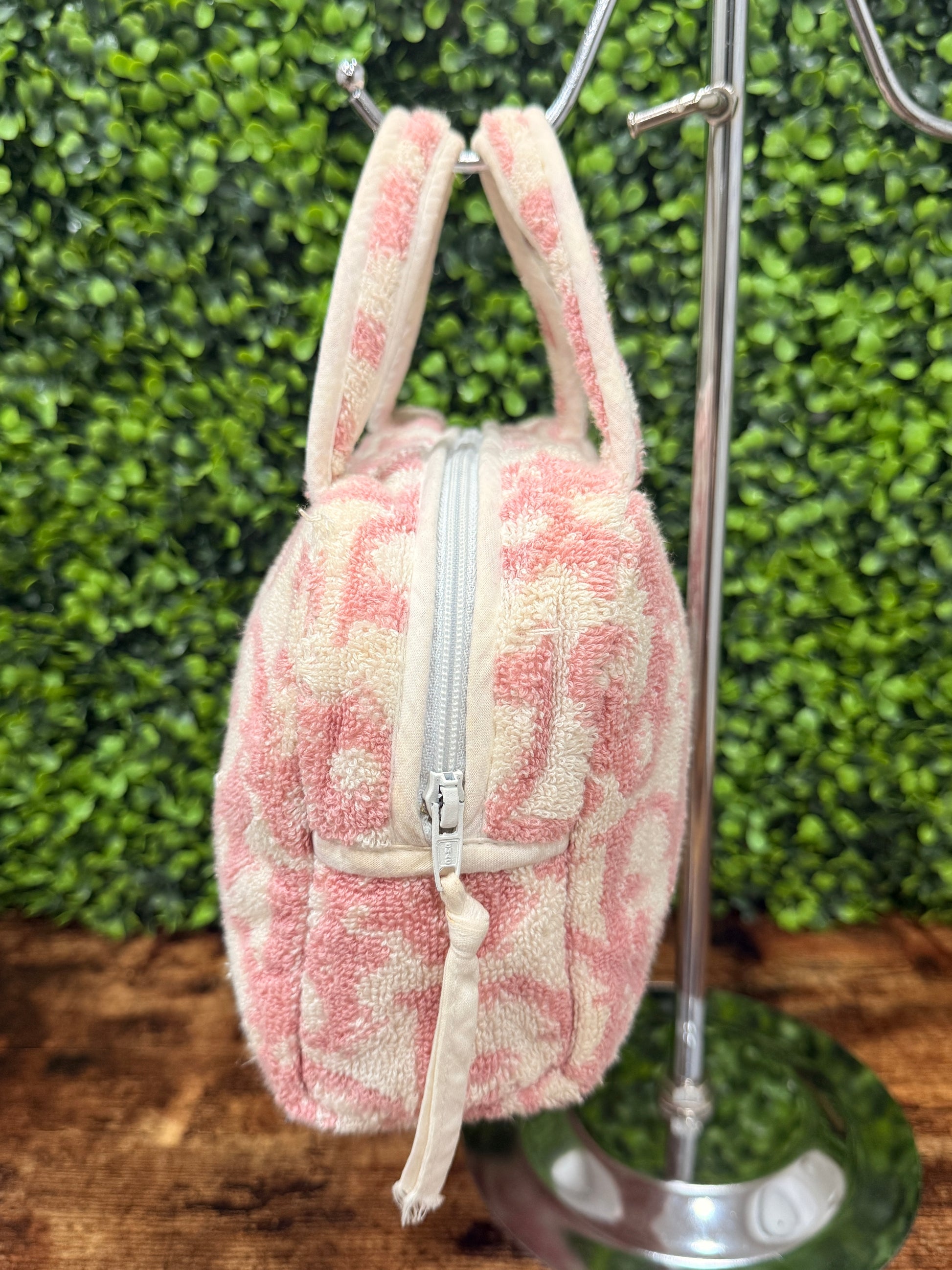 Dior Trotter Pink Pyle Handbag