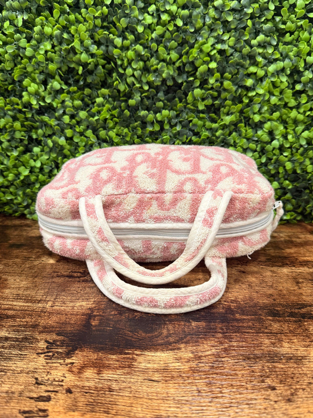 Dior Trotter Pink Pyle Handbag