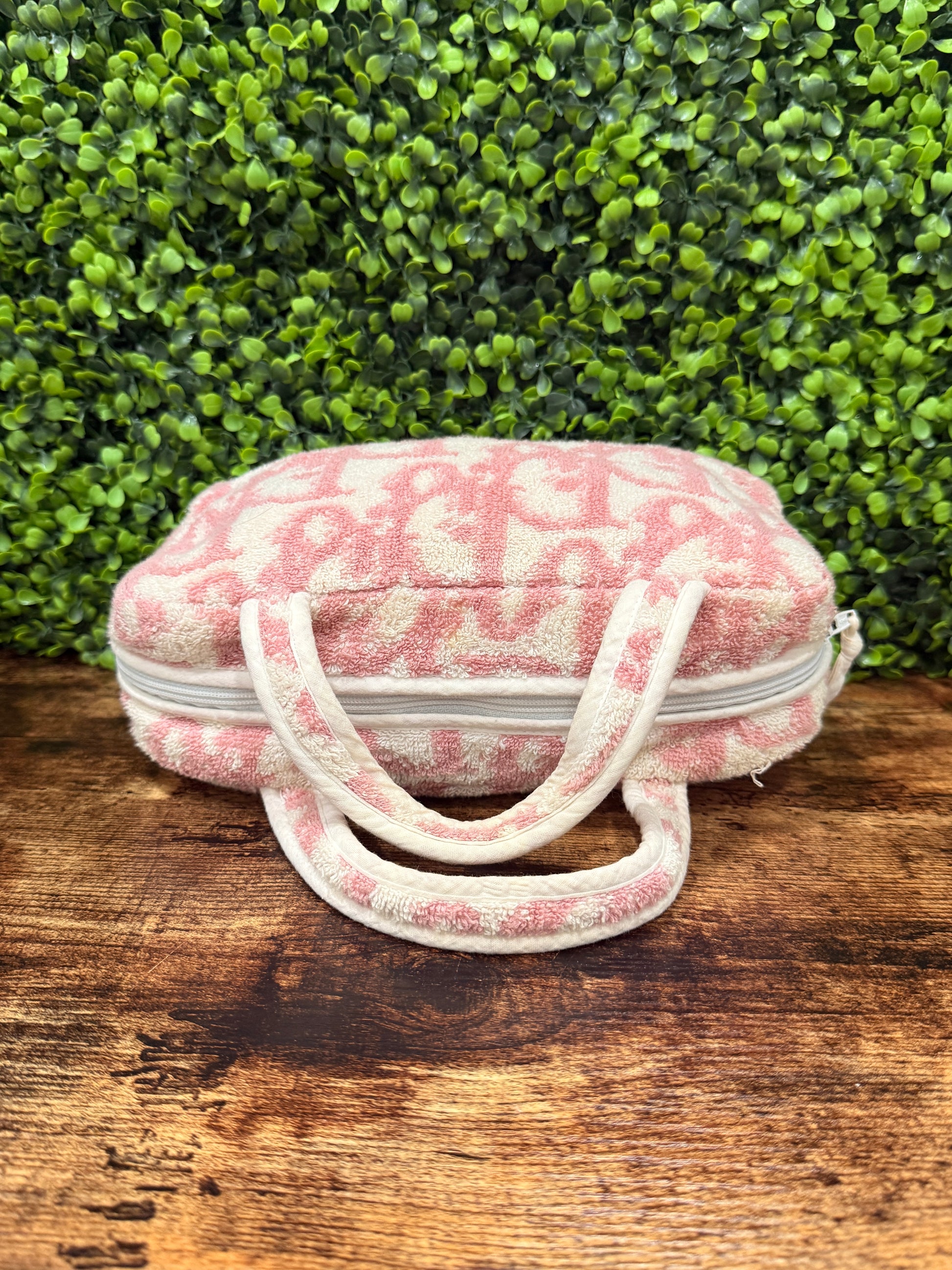 Dior Trotter Pink Pyle Handbag