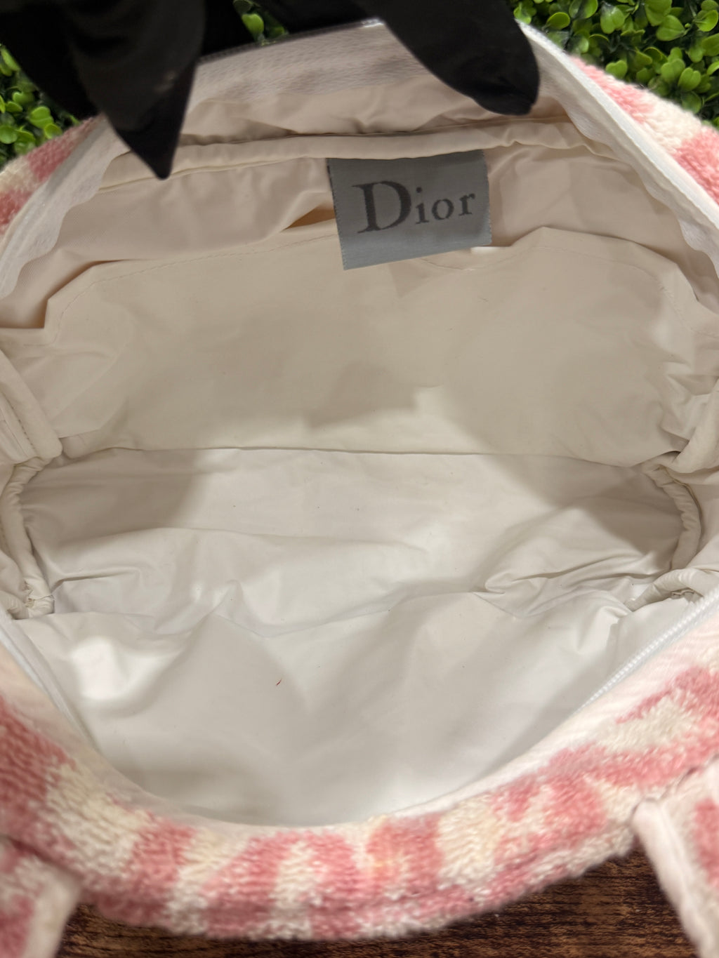 Dior Trotter Pink Pyle Handbag