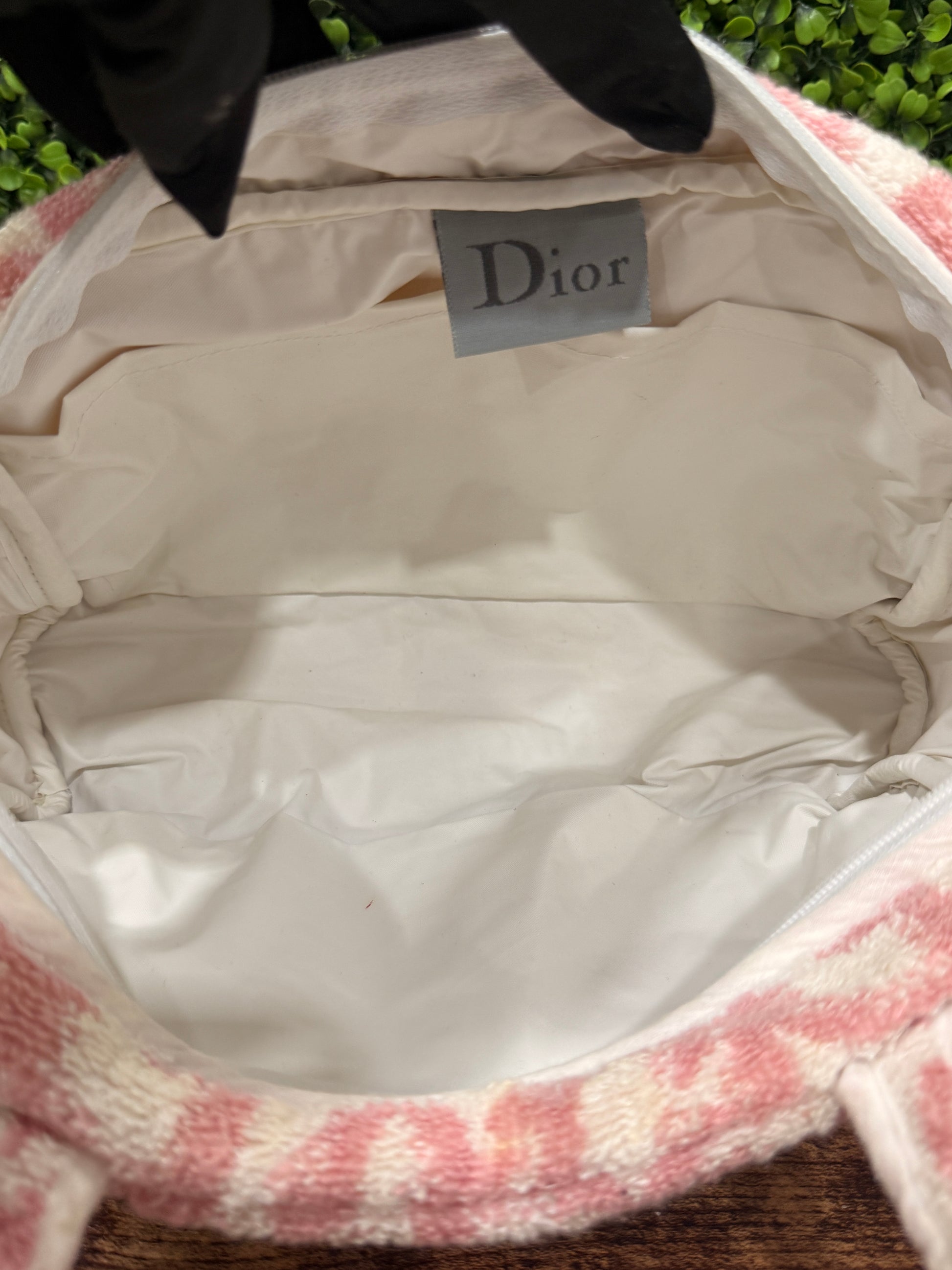 Dior Trotter Pink Pyle Handbag