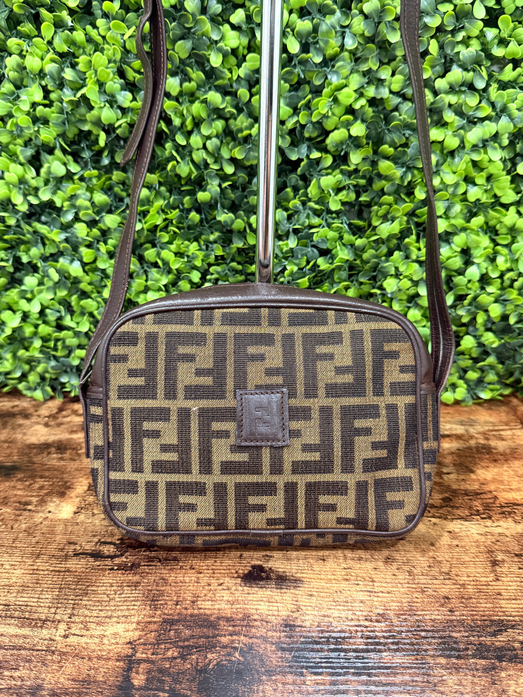 Fendi Zucca FF Crossbody Bag